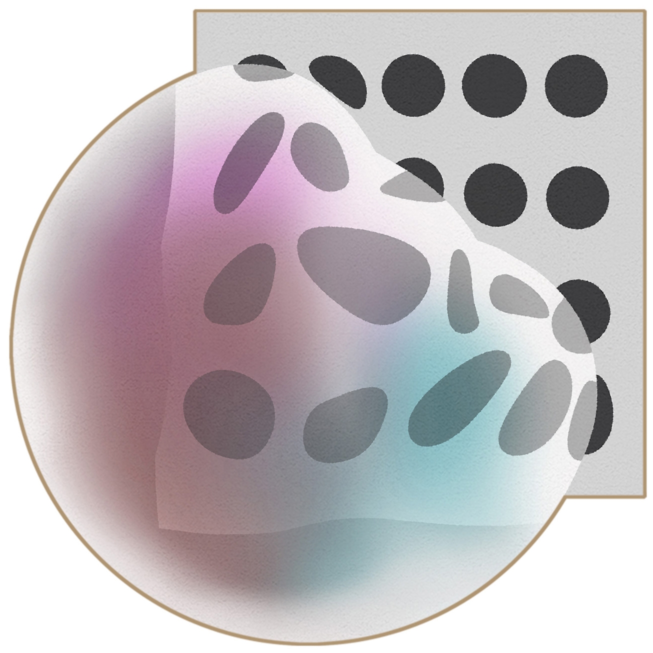 Mostra il prodotto Soap Bubble | SU3.01 | 200 x 200 cm del produttore YO2