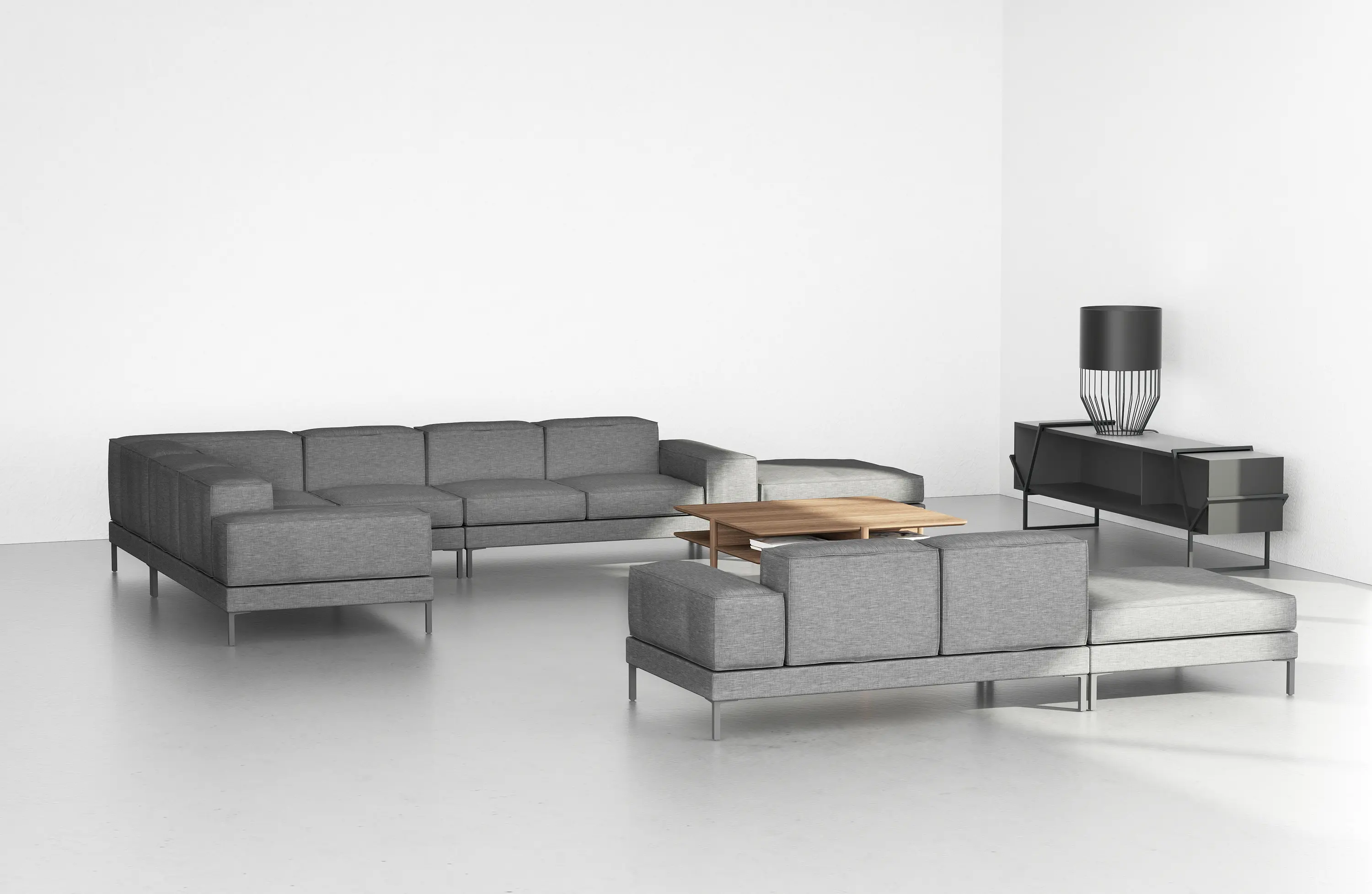 Branca-Lisboa - Stereo sofa 3 seater