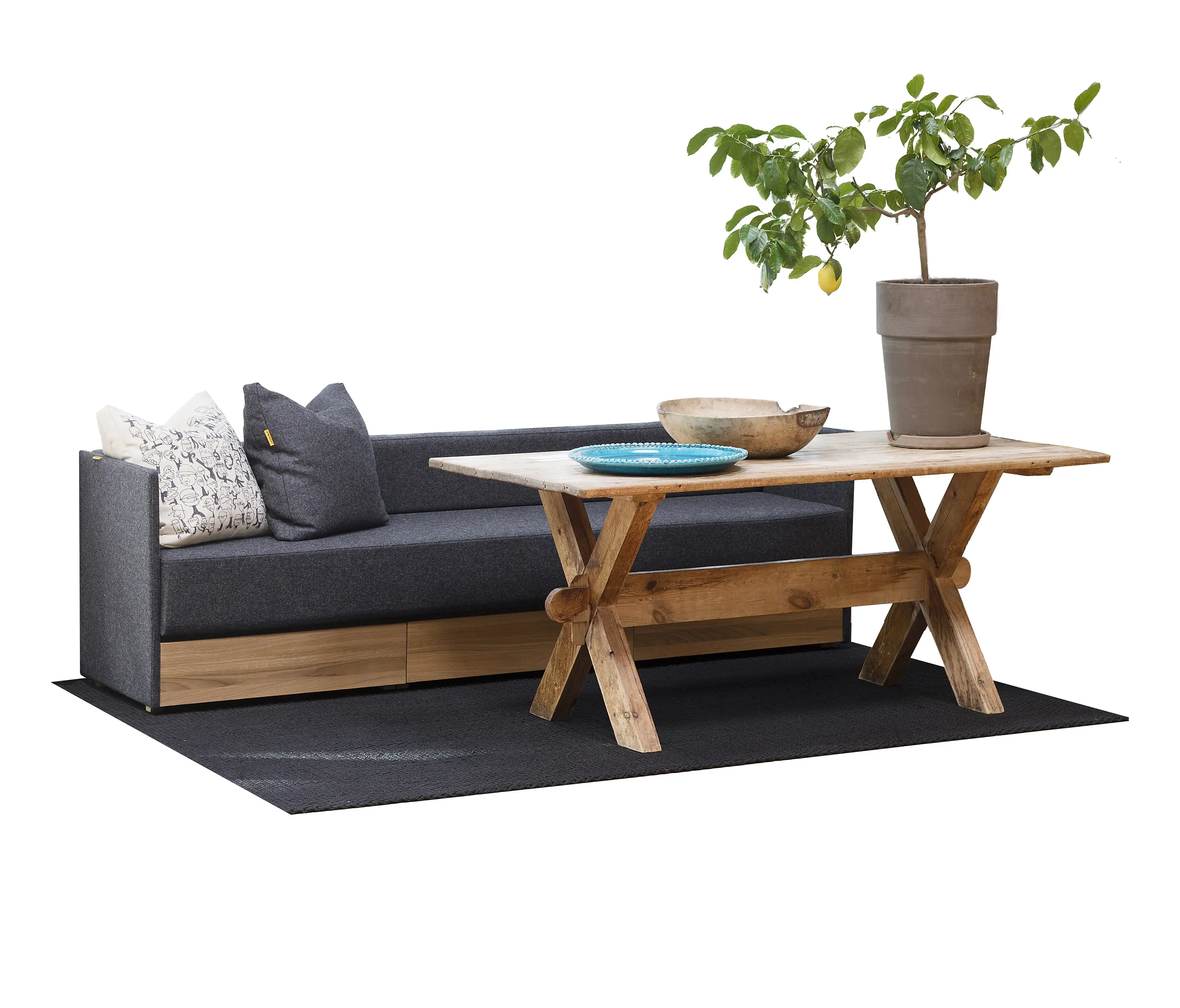 Thorsønn - Ull & Eik Dinning Bench