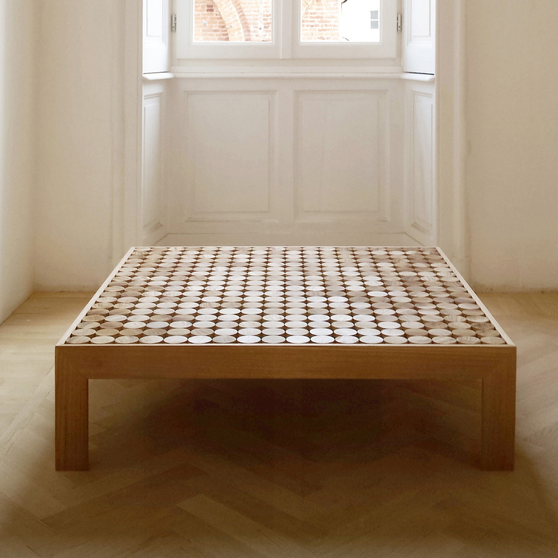Display product Sofia wood side table from manufacturer mg12