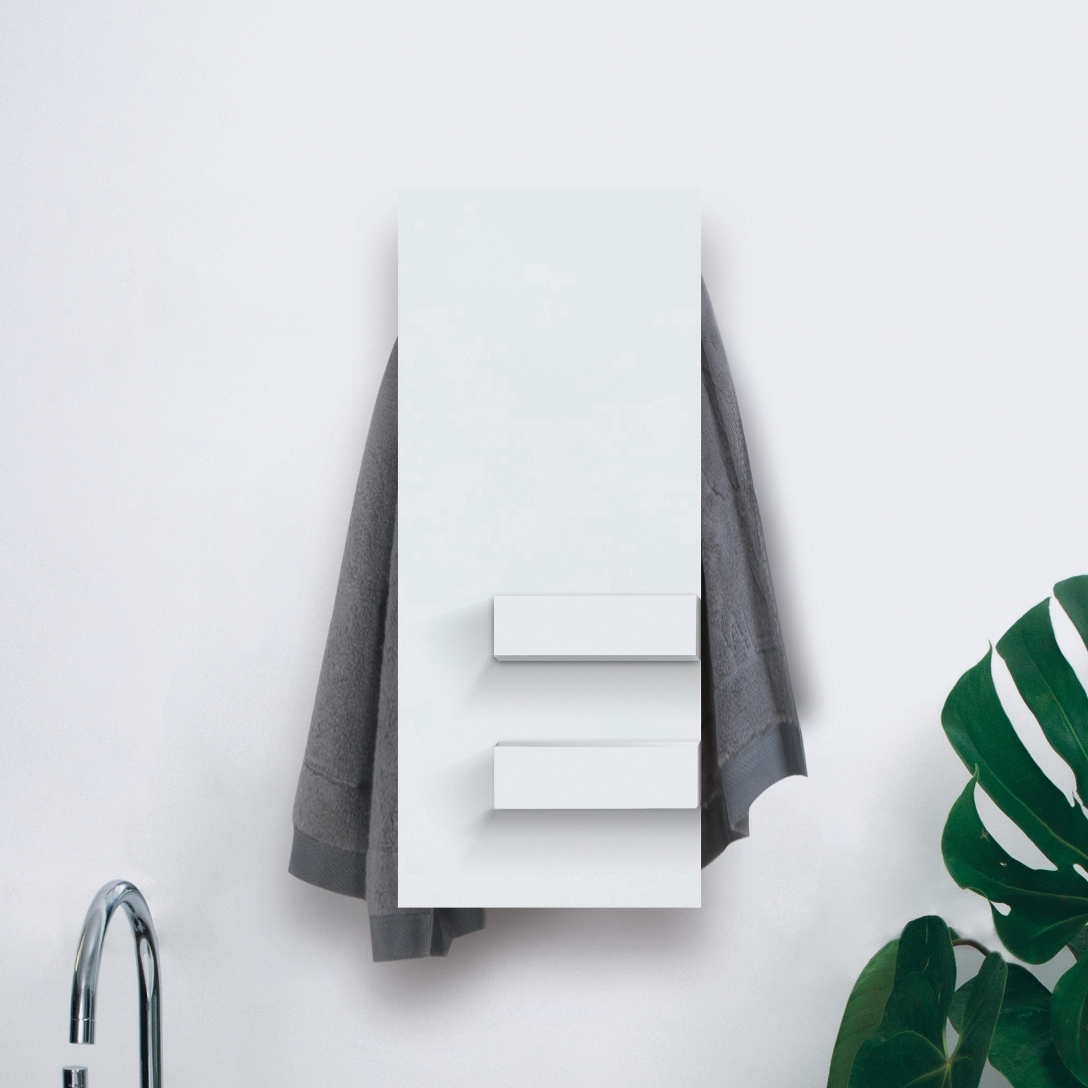Display product Geometrici towel warmer slim & shelves from manufacturer mg12