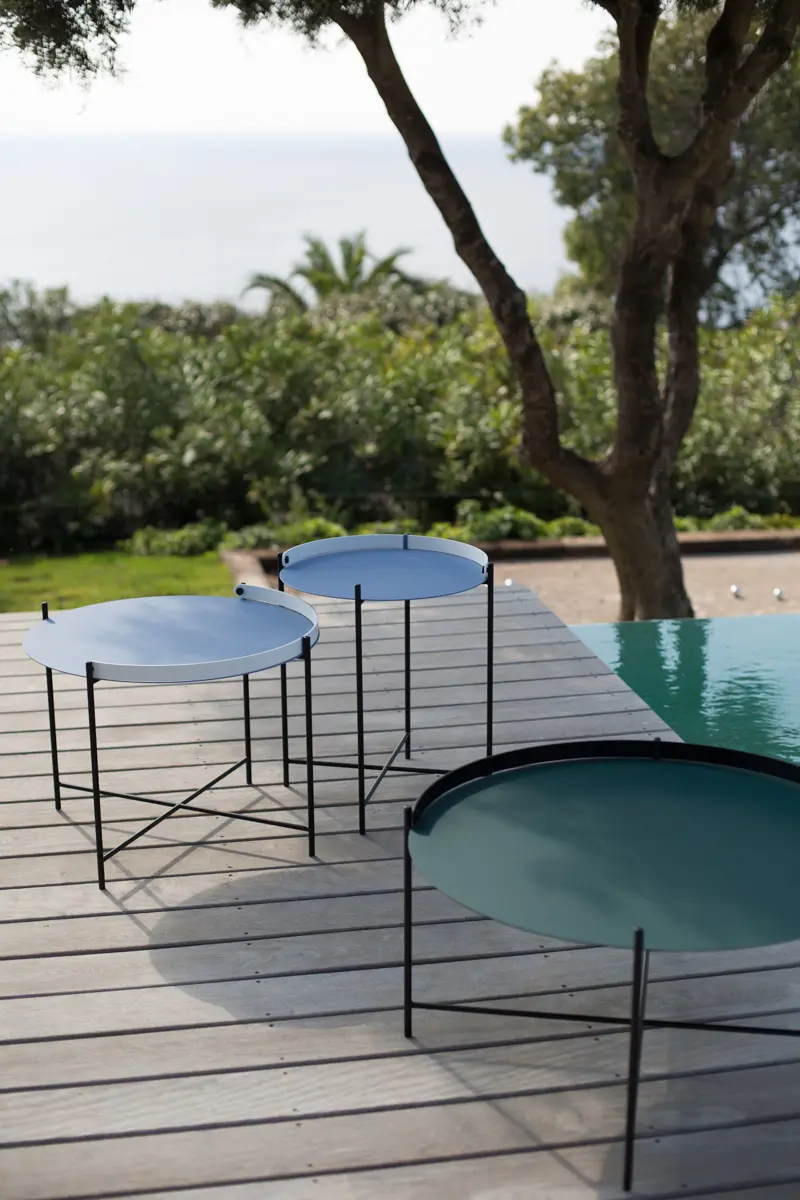 HOUE - EDGE | Tray Table Ø46,5 Olive Green