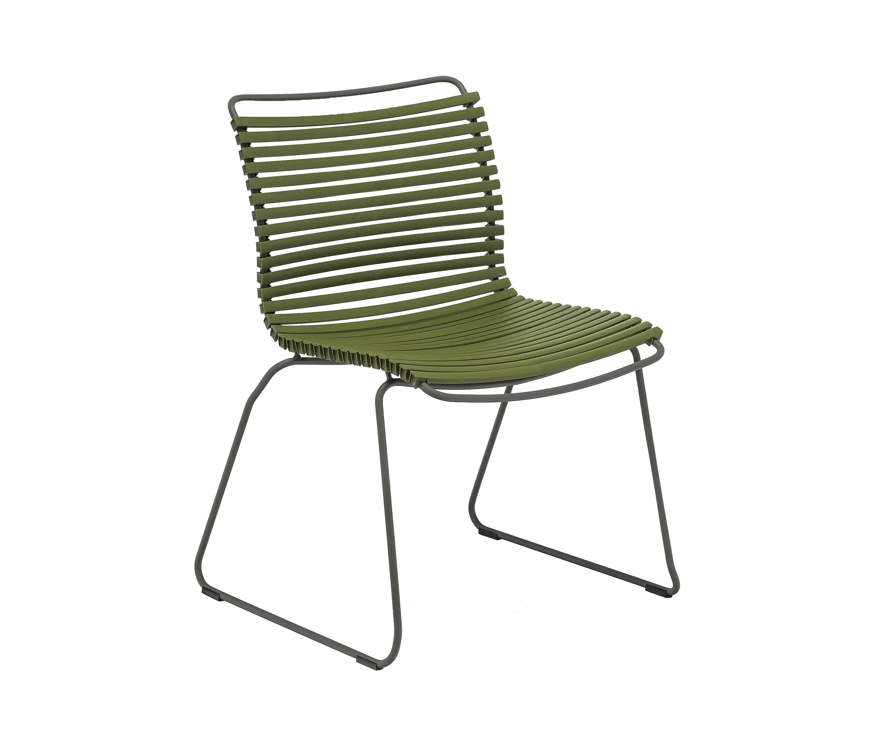 HOUE - CLICK | Dining Chair Olive Green No Armrest