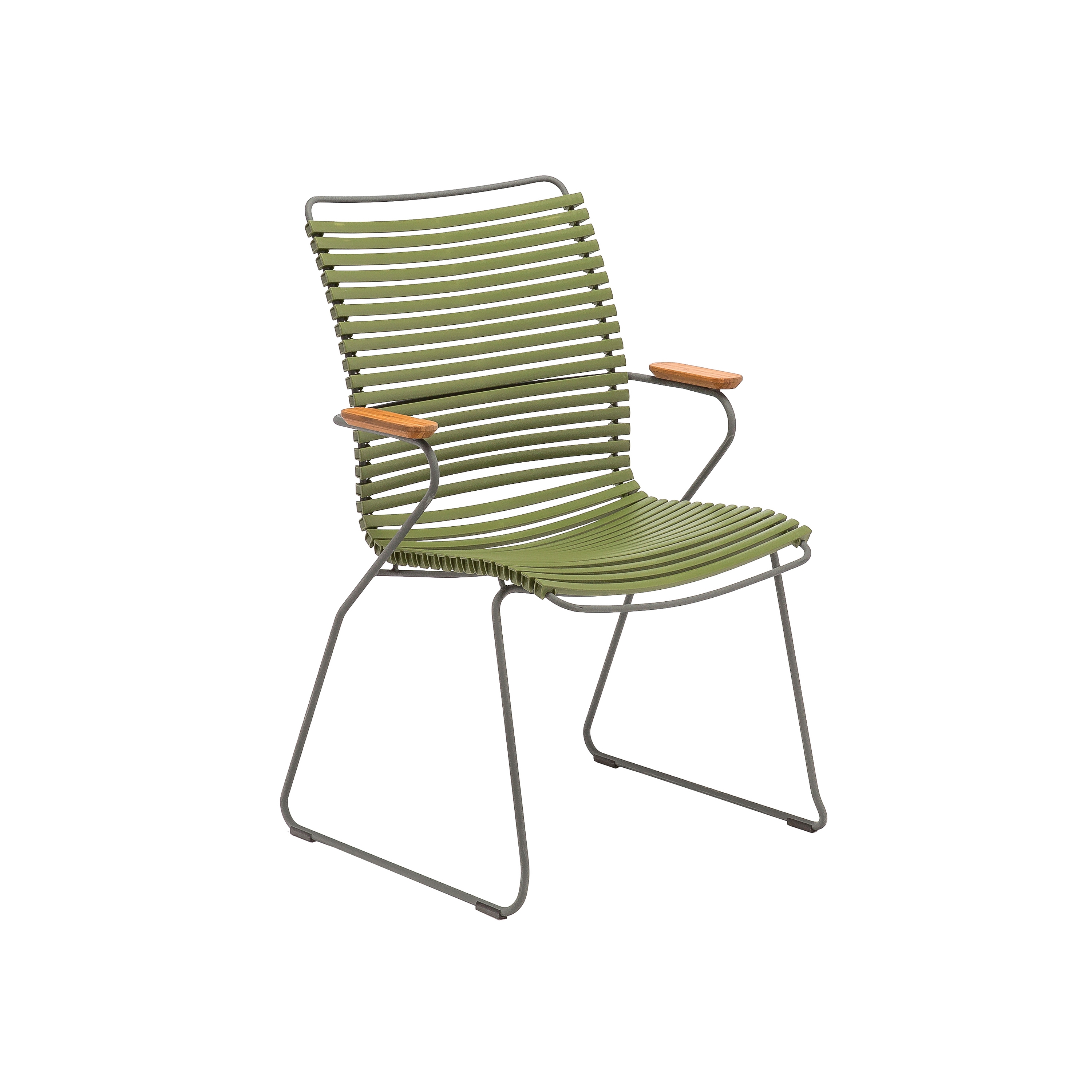 CLICK | Dining Chair Olive Green Tall Back