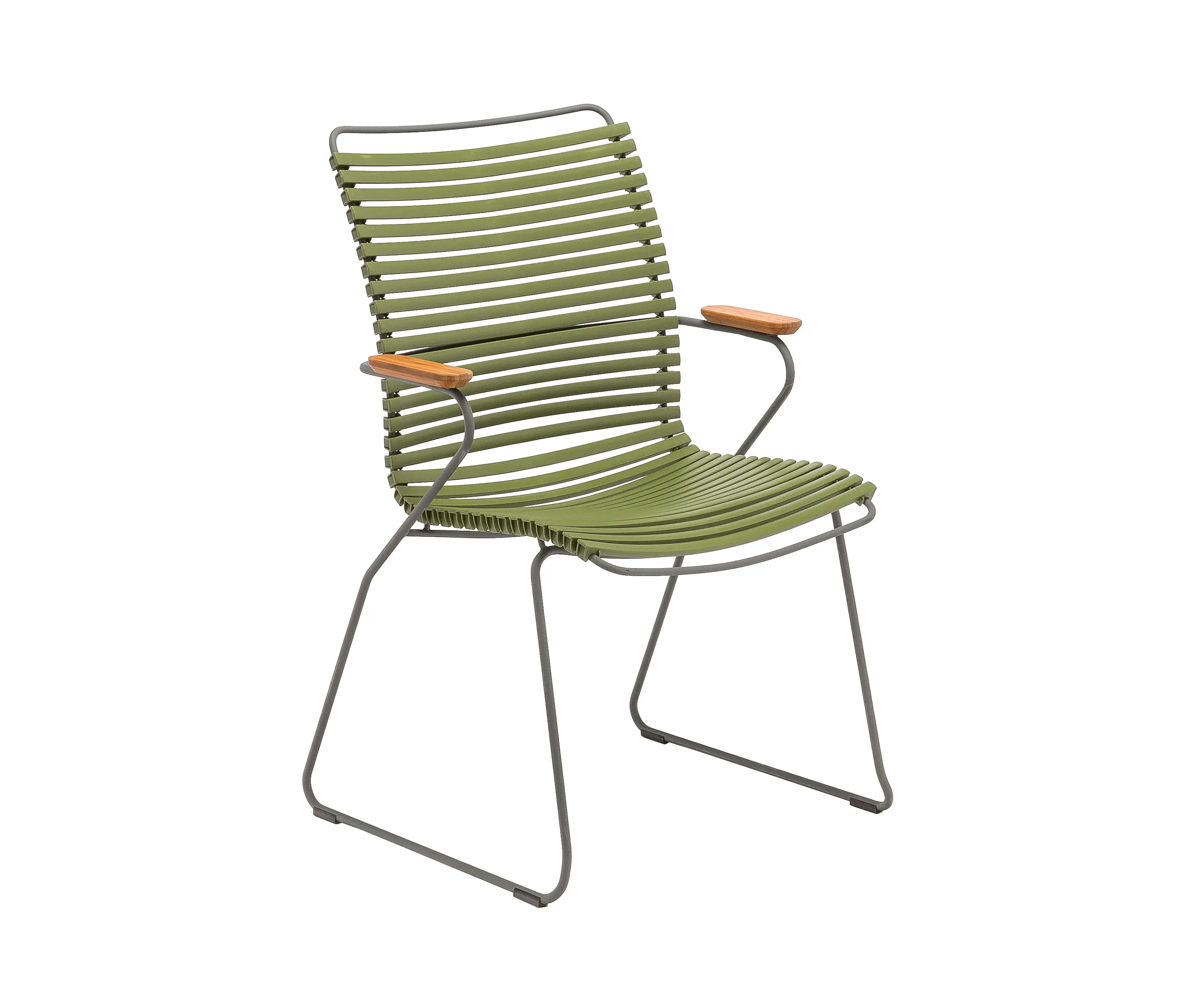 HOUE - CLICK | Dining Chair Olive Green Tall Back