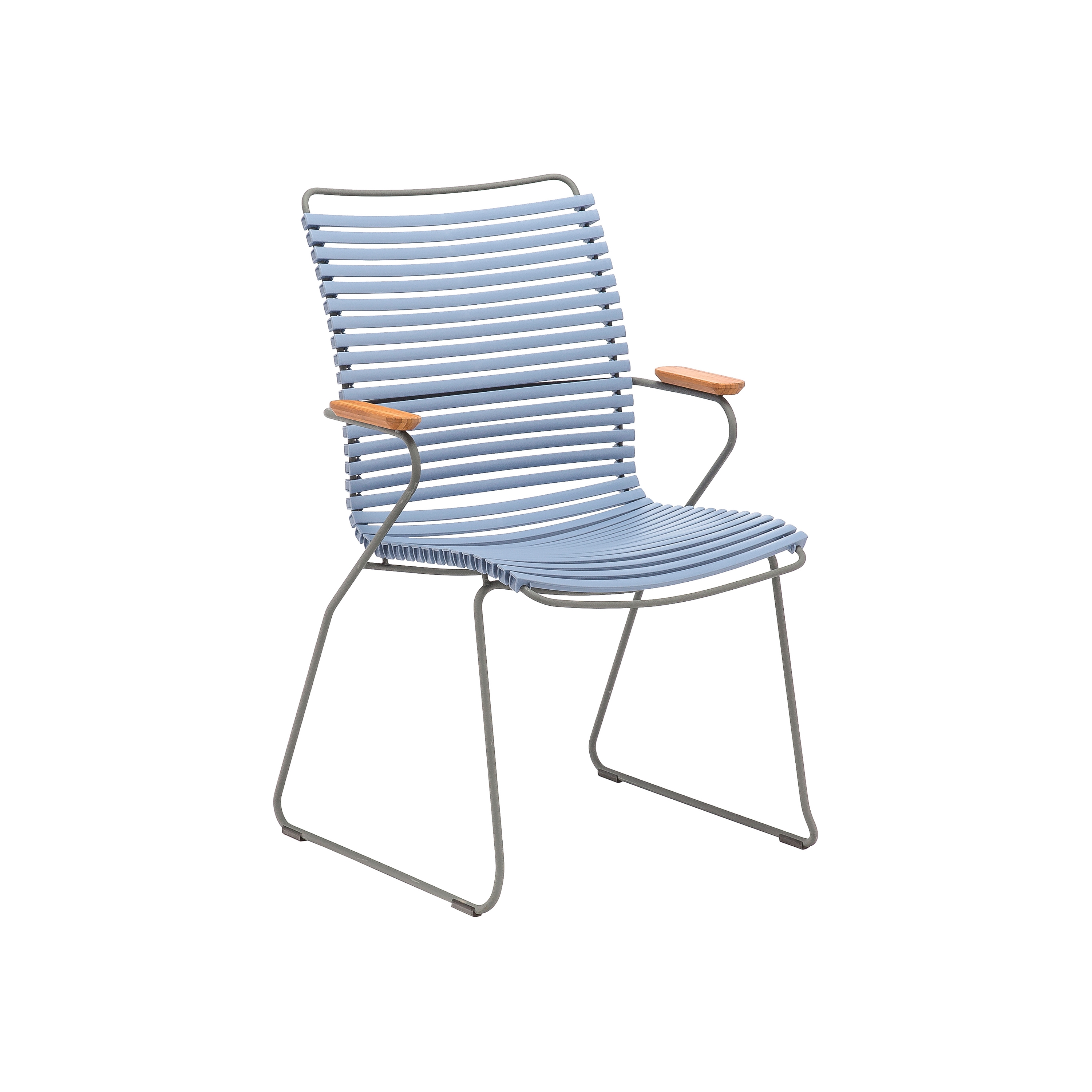 CLICK | Dining Chair Pigeon Blue Tall Back