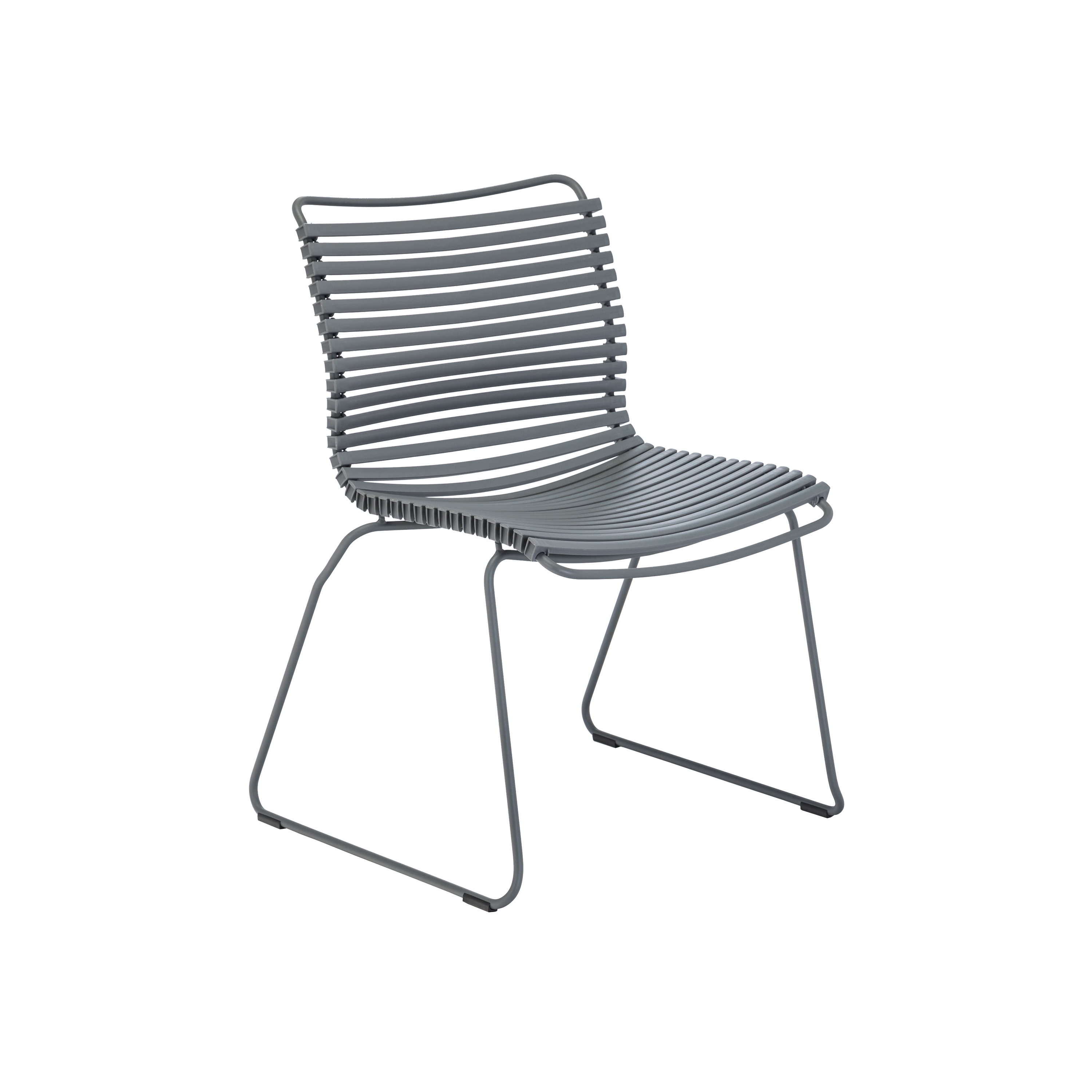CLICK | Dining Chair Dark Grey No Armrest