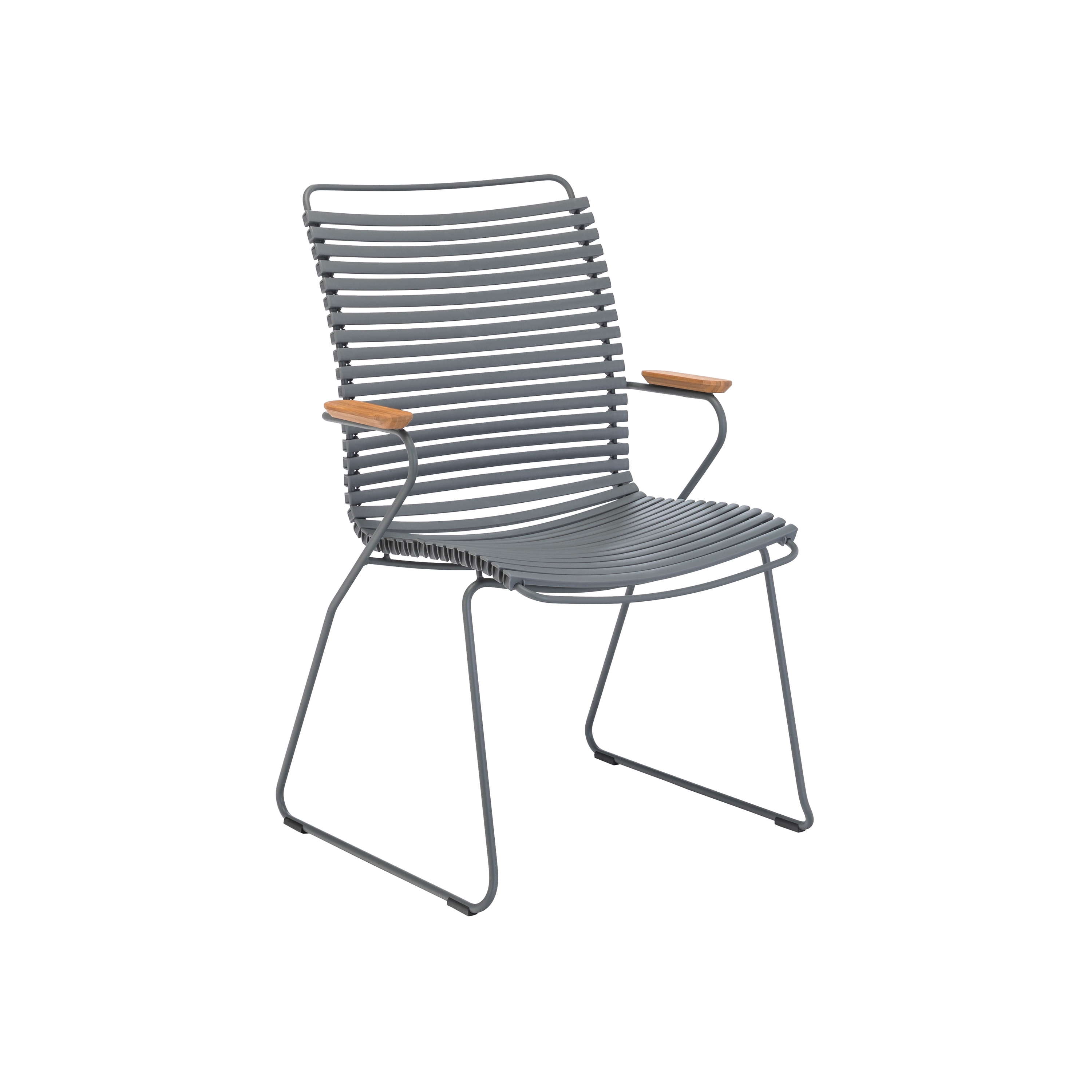 CLICK | Dining Chair Dark Grey Tall Back