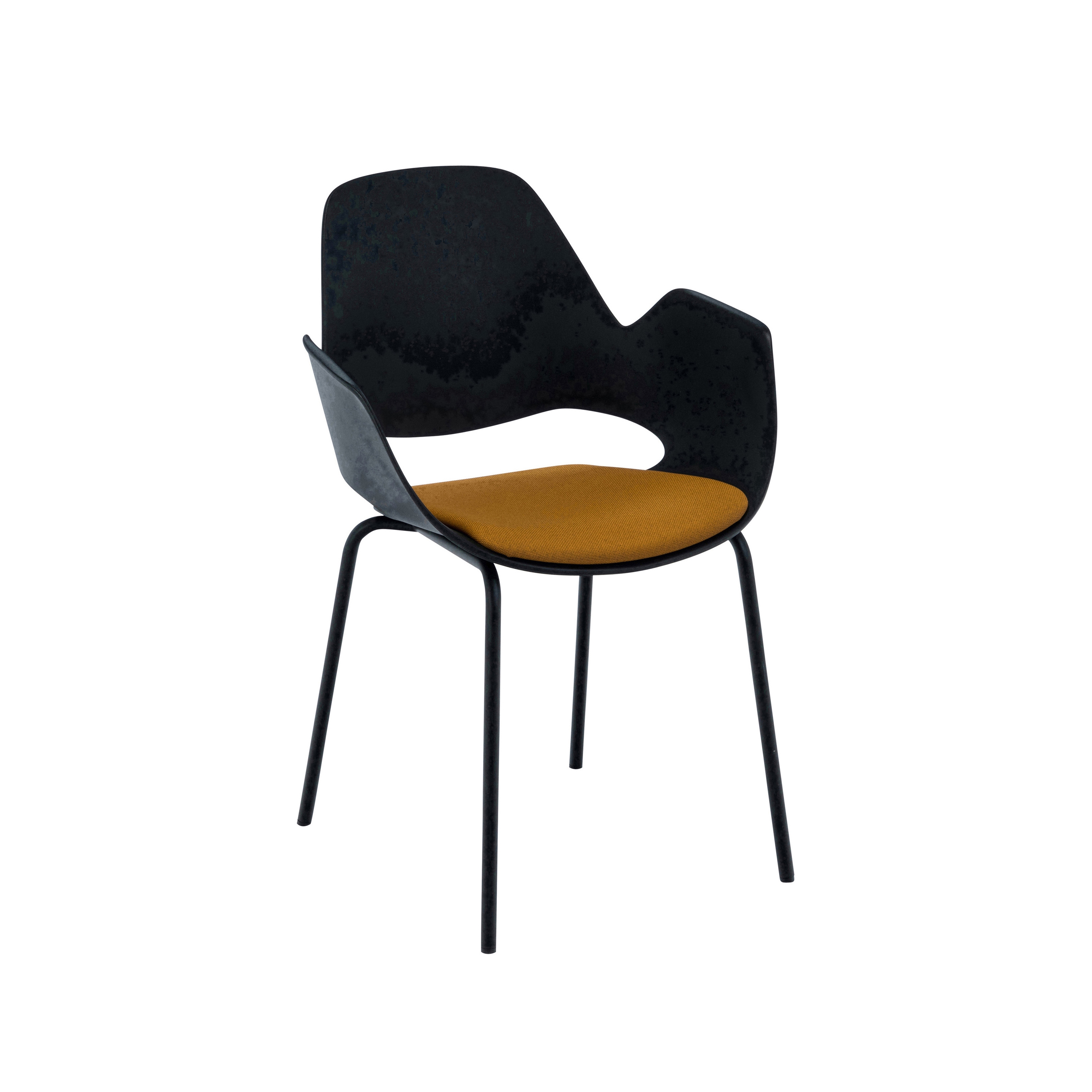 Afficher le produit FALK | Dining Armchair - Metal legs Amber seat du fabricant HOUE