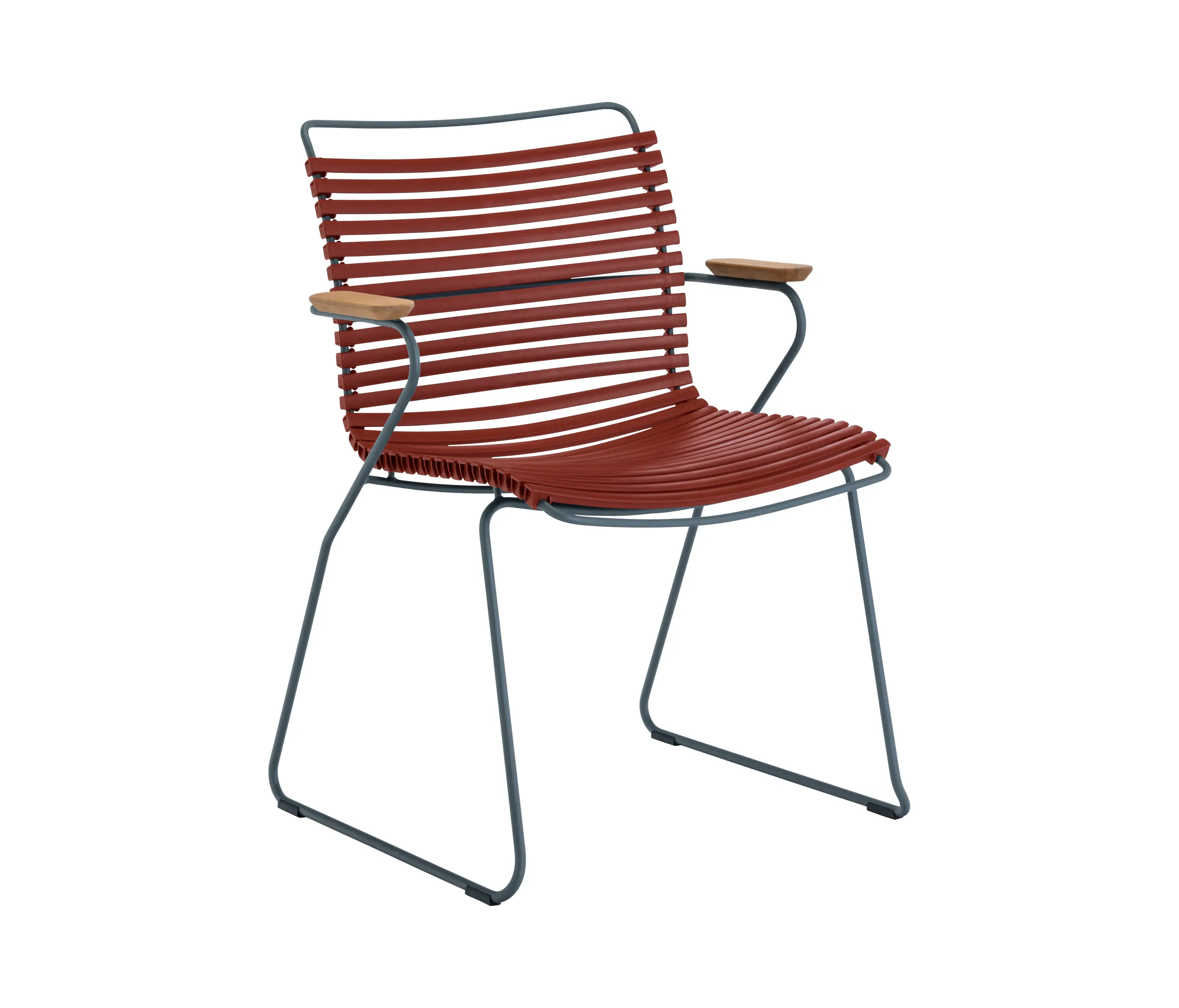 HOUE - CLICK | Dining Chair Paprika with Bamboo armrests