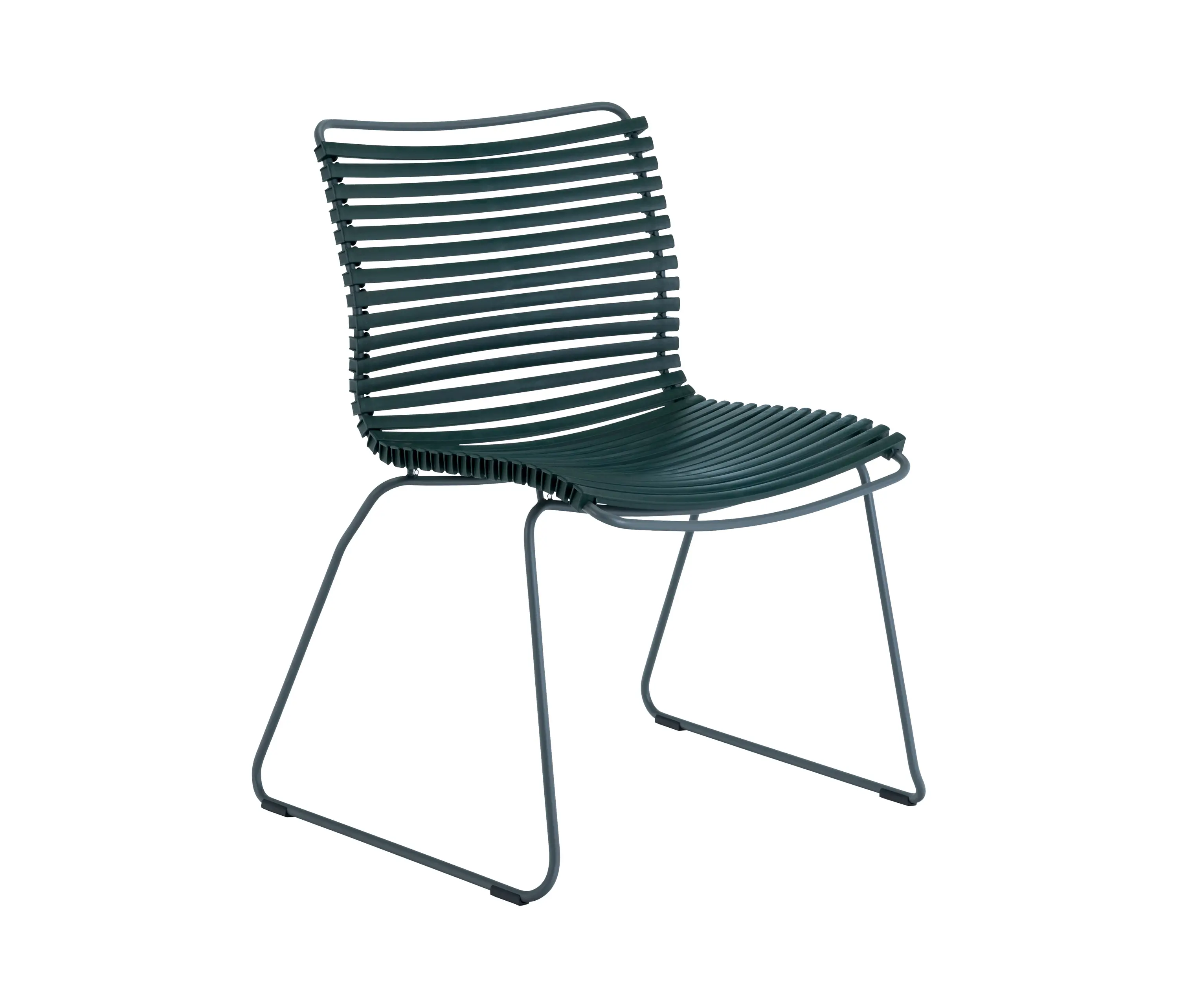 HOUE - CLICK | Dining Chair Pine Green No Armrest