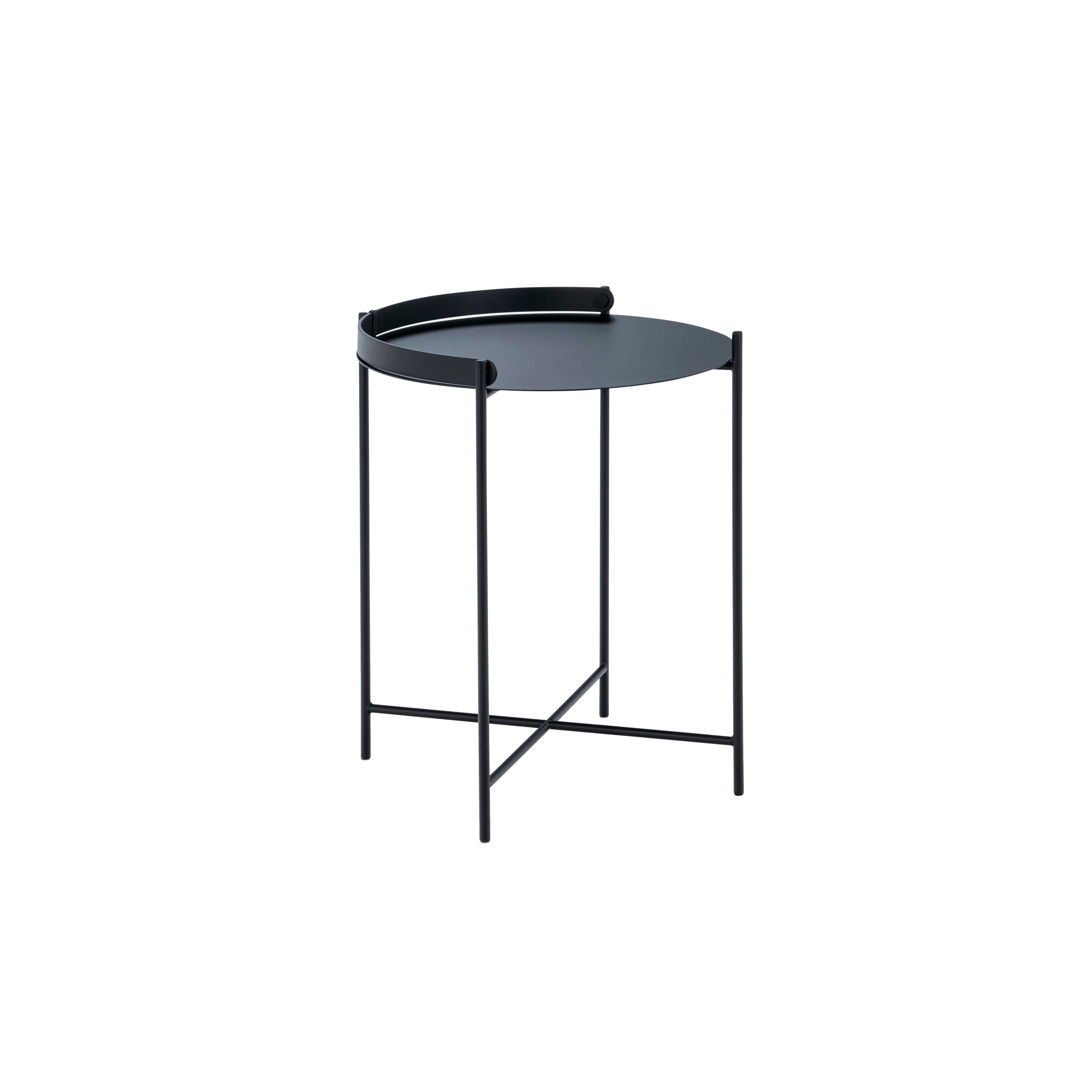 EDGE | Tray Table Ø46,5 Black