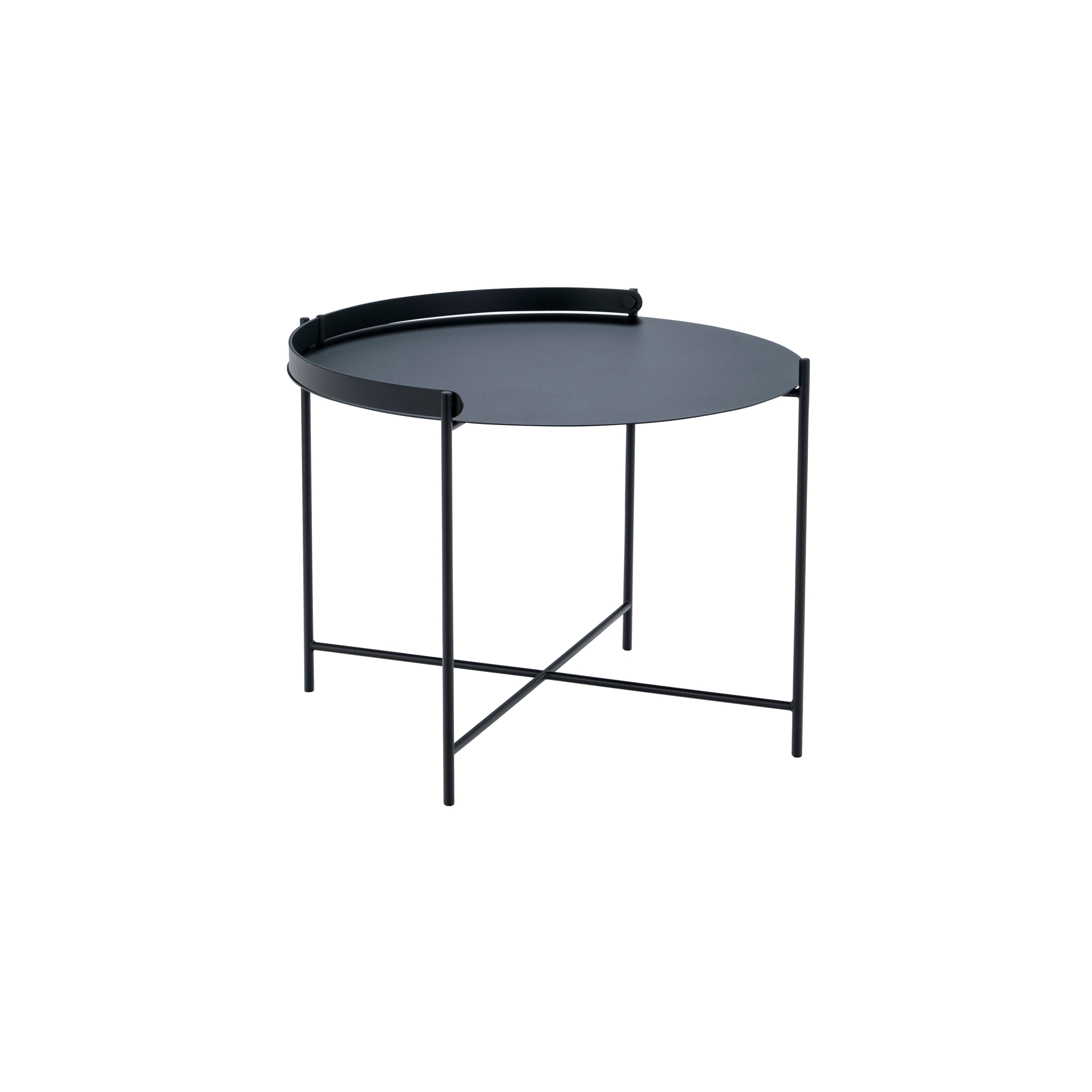 Afficher le produit EDGE | Tray Table Ø62 Black du fabricant HOUE
