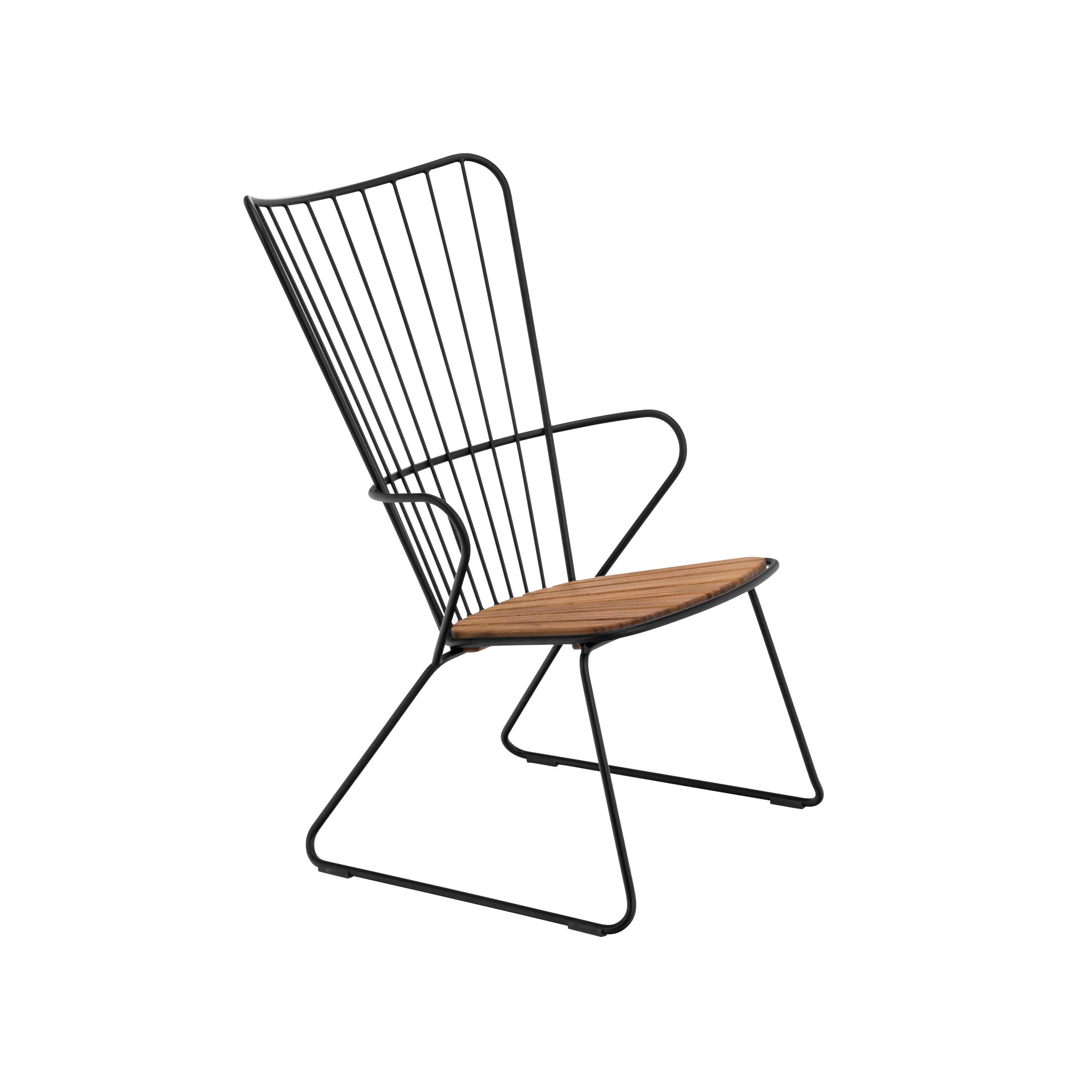 Afficher le produit PAON | Lounge Chair Black du fabricant HOUE