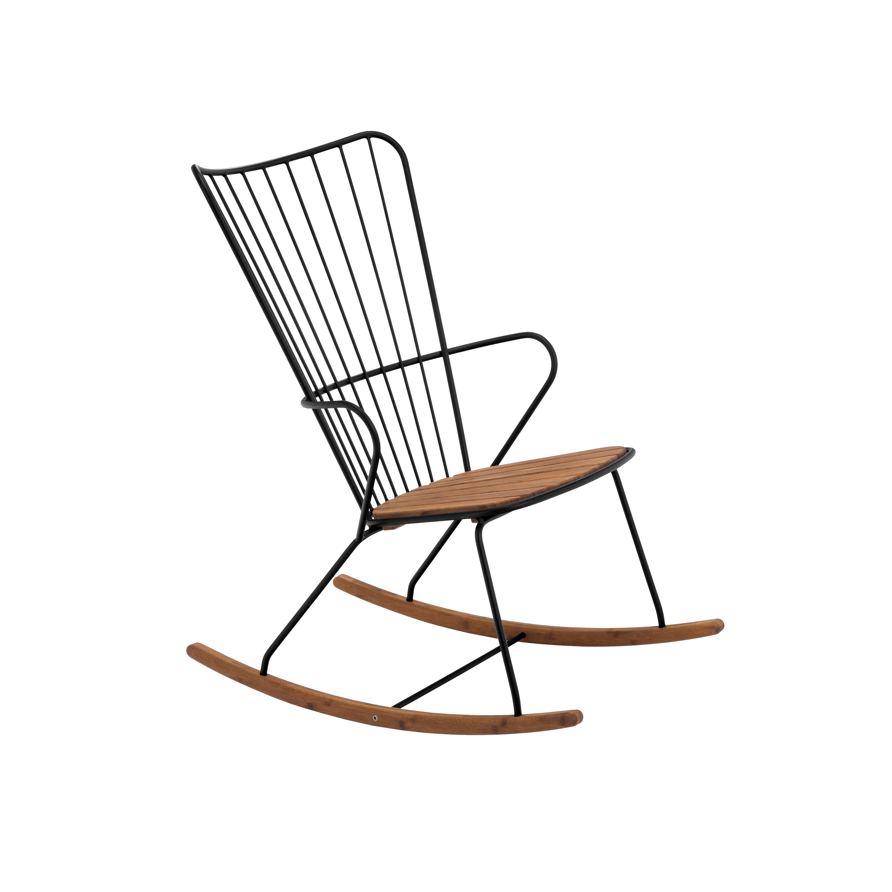 Afficher le produit PAON | Rocking Chair Black du fabricant HOUE