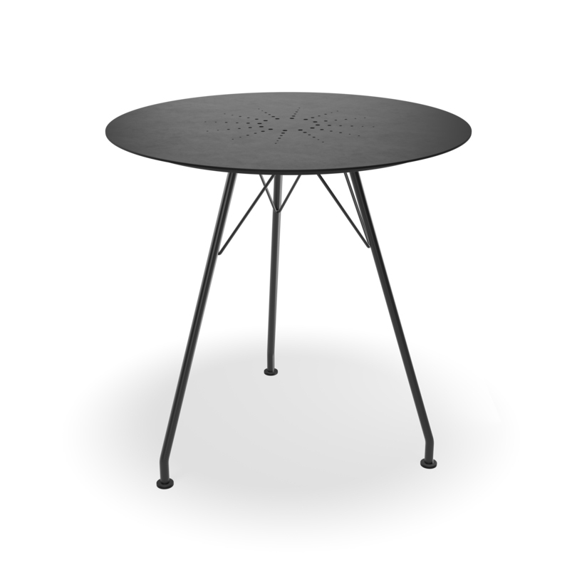 Vertoon produk CIRCUM | Café table, aluminum table top Ø74cm van vervaardiger HOUE