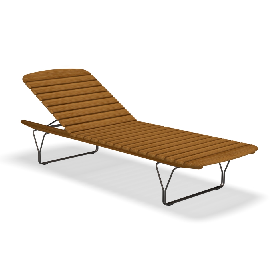 Vertoon produk MOLO | Bamboo Sunbed with 5 positions van vervaardiger HOUE