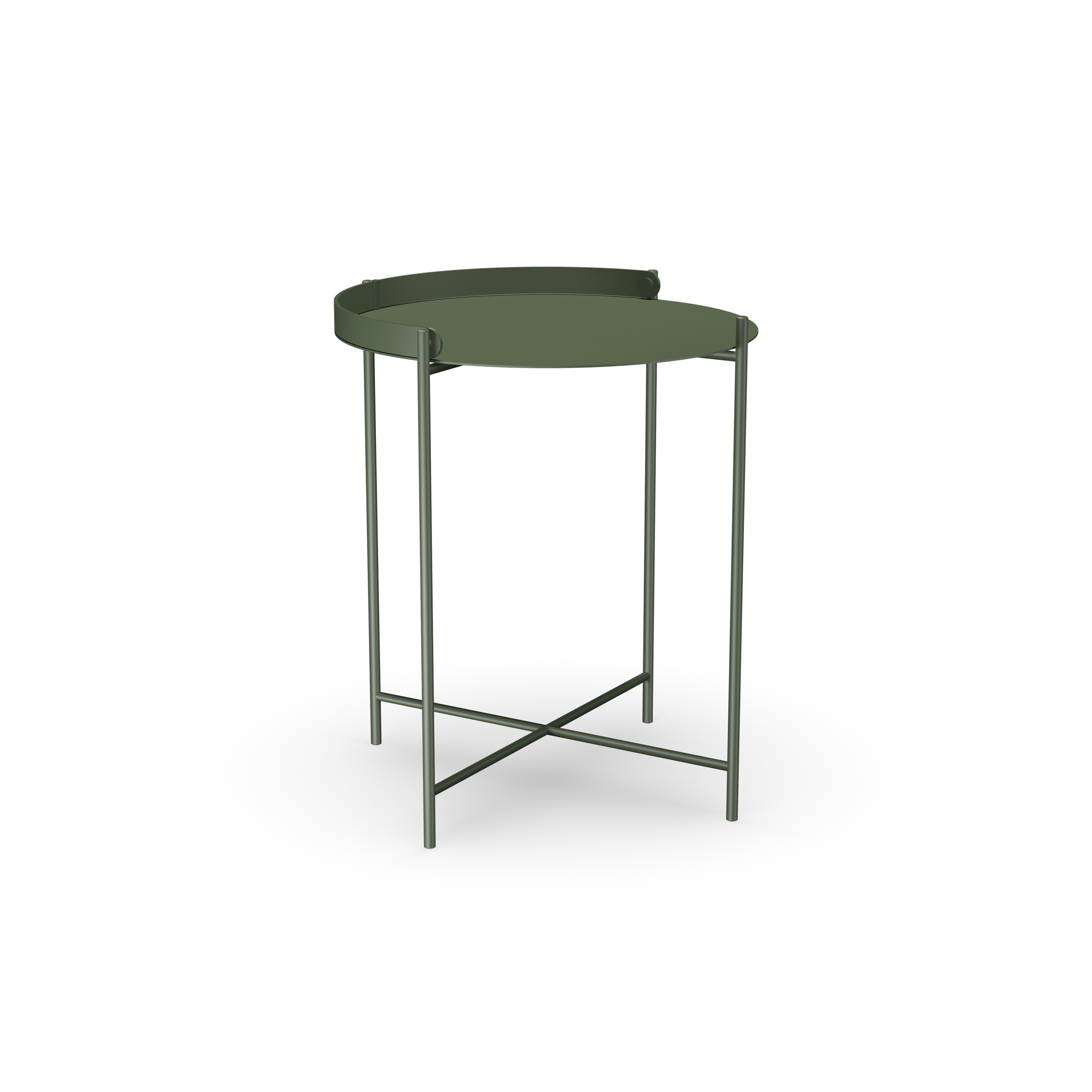 EDGE | Tray Table Ø46,5 Olive Green
