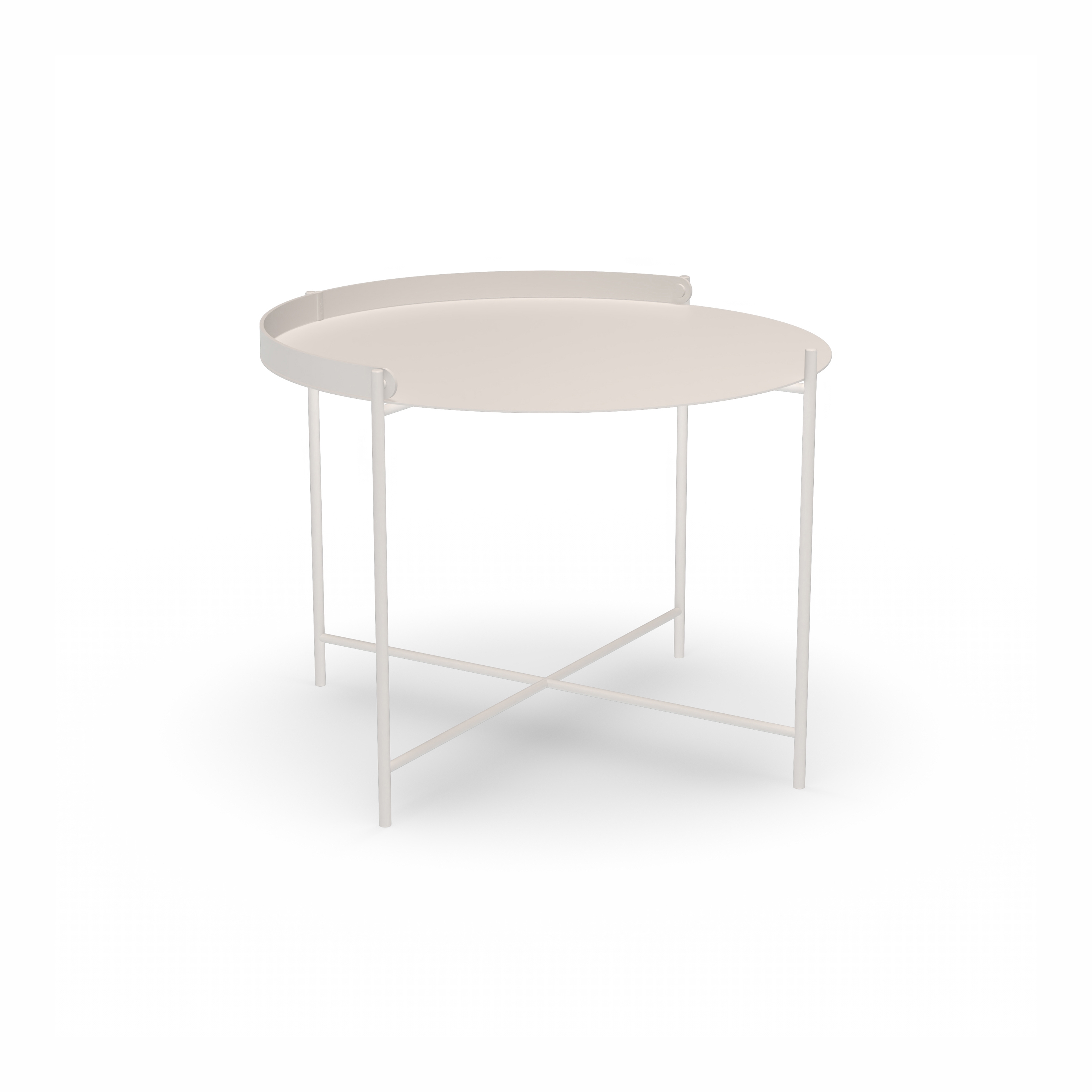 Mostrar el producto EDGE | Tray Table Ø62 Muted White del fabricante HOUE