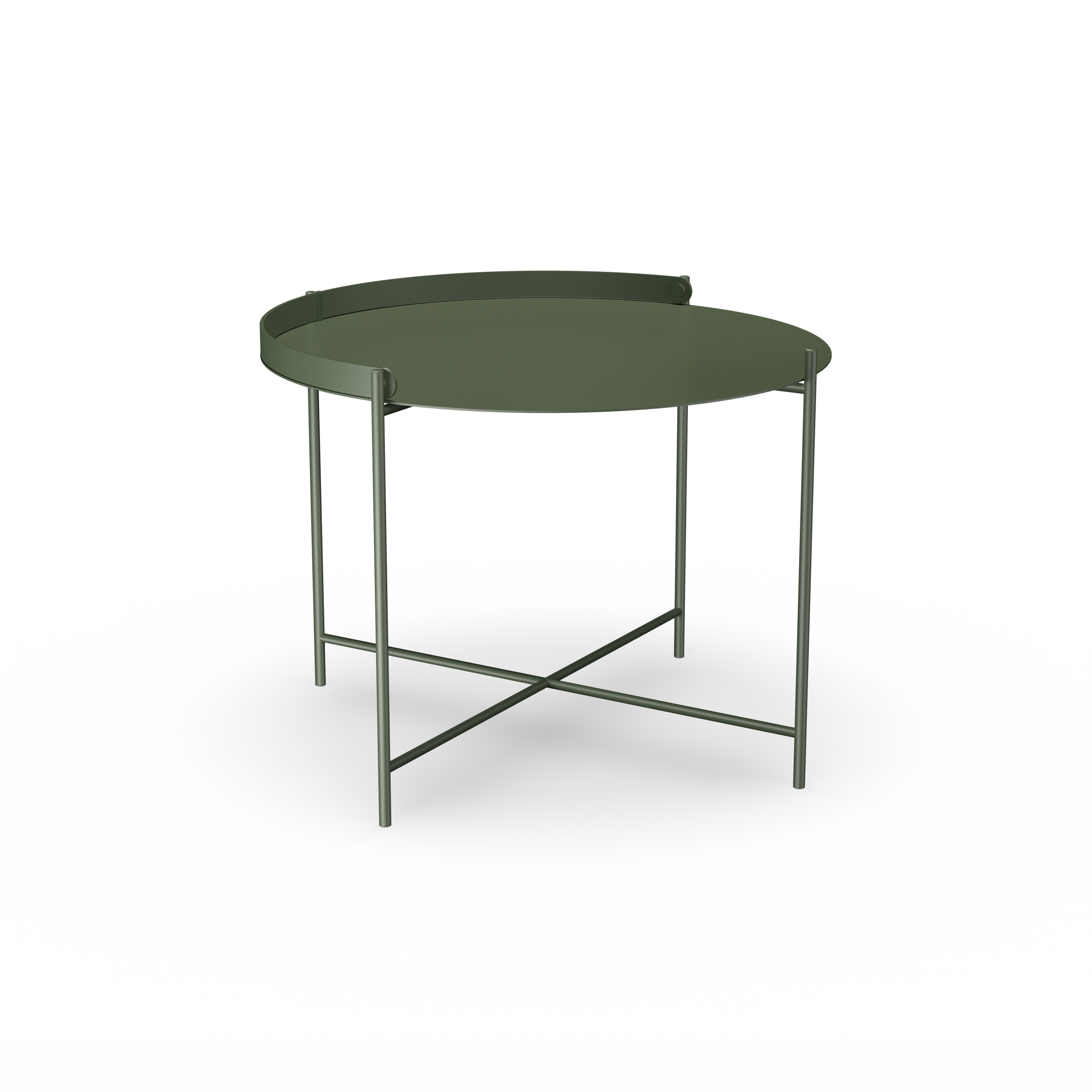 EDGE | Tray Table Ø62 Olive Green