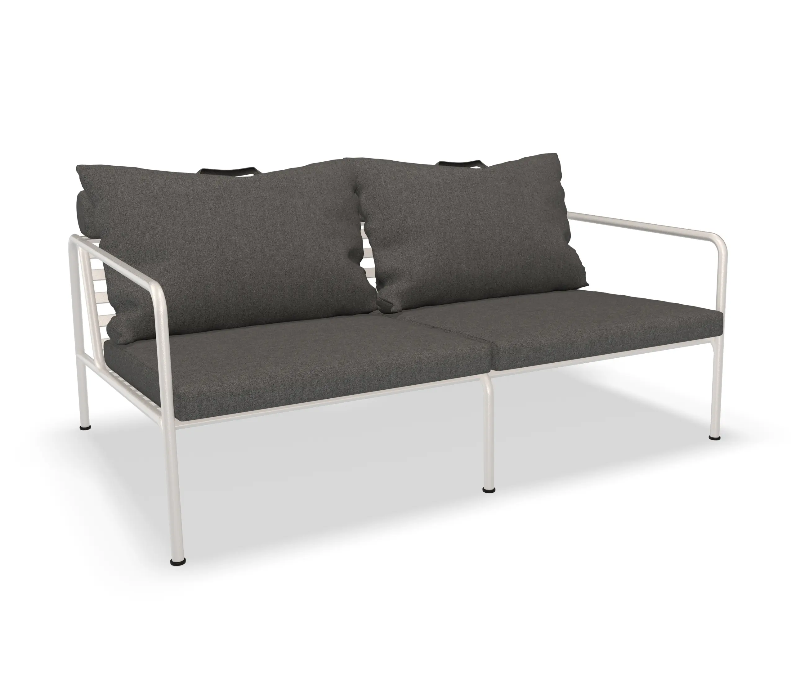 HOUE - AVON | 2 Seater Sofa Dark Grey Basic