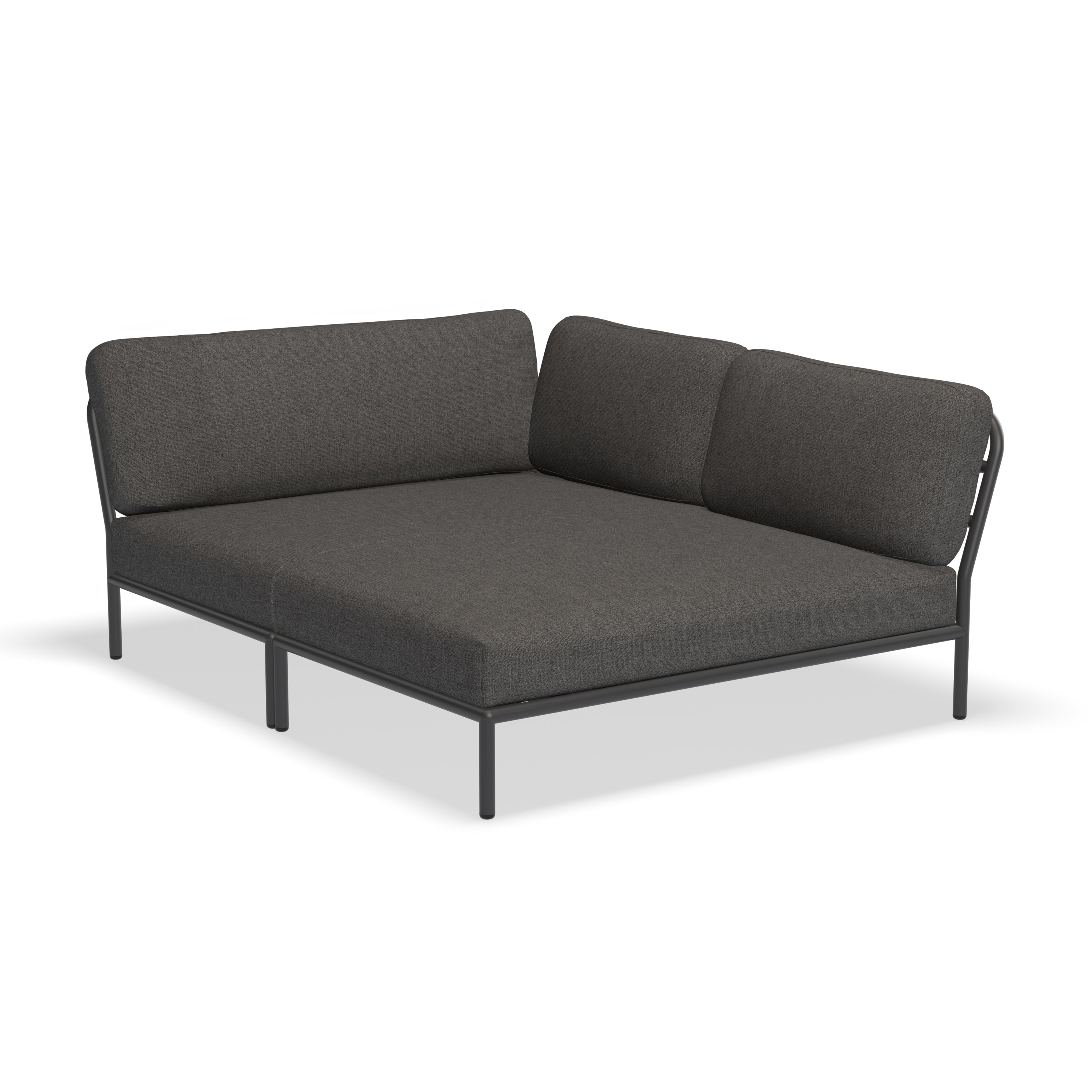 Display product LEVEL | Cozy Corner right Dark Grey Basic from manufacturer HOUE