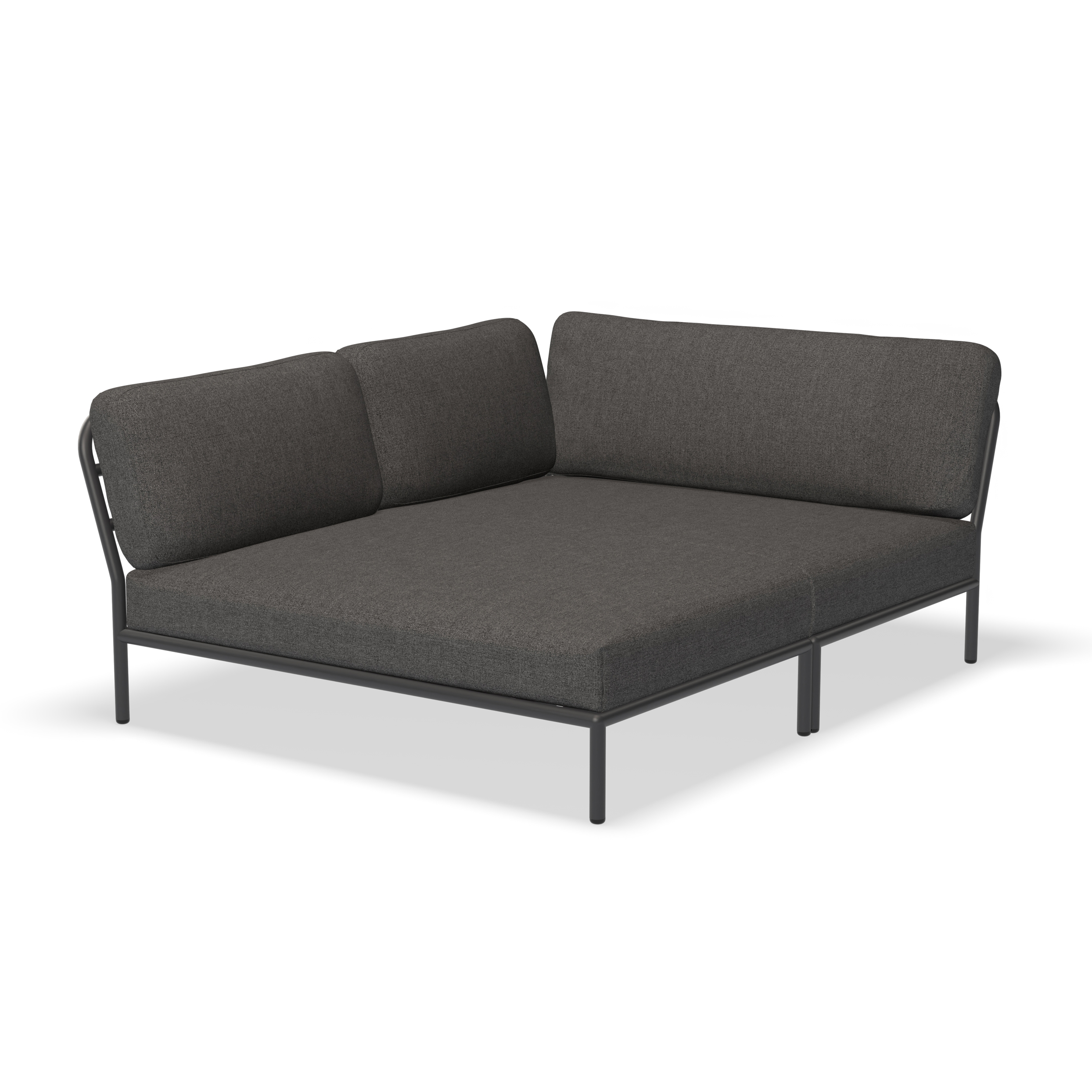 LEVEL | Cozy Corner left Dark Grey Basic