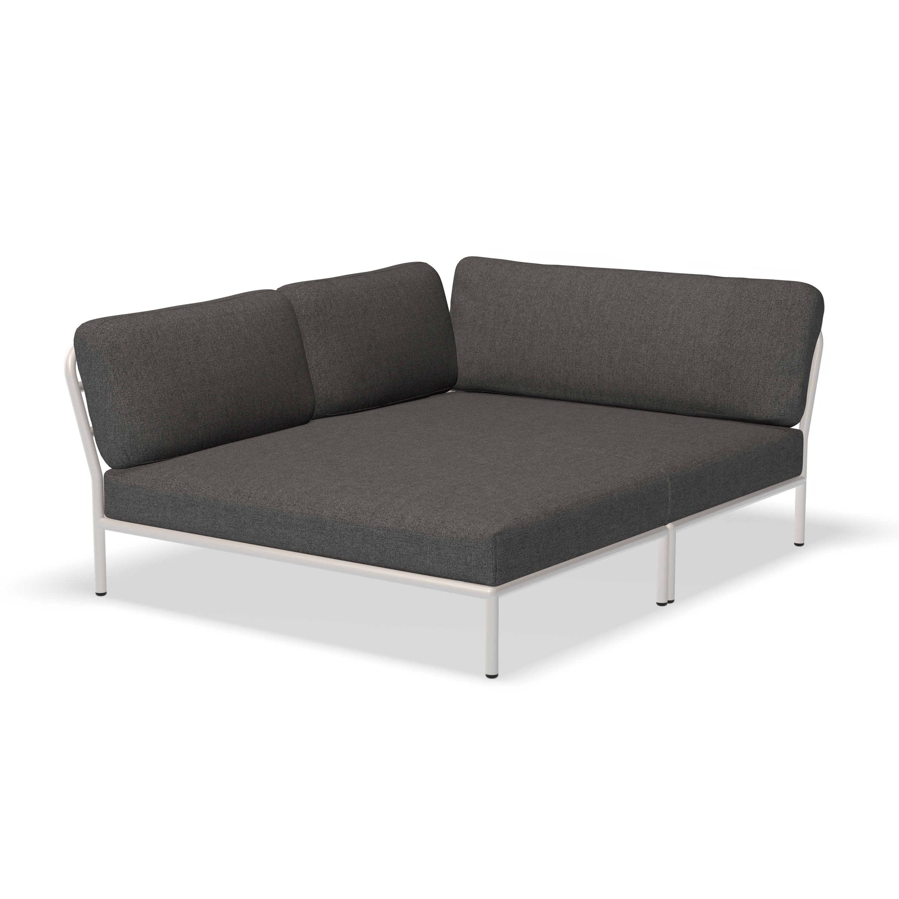 LEVEL | Cozy Corner left Dark Grey Basic