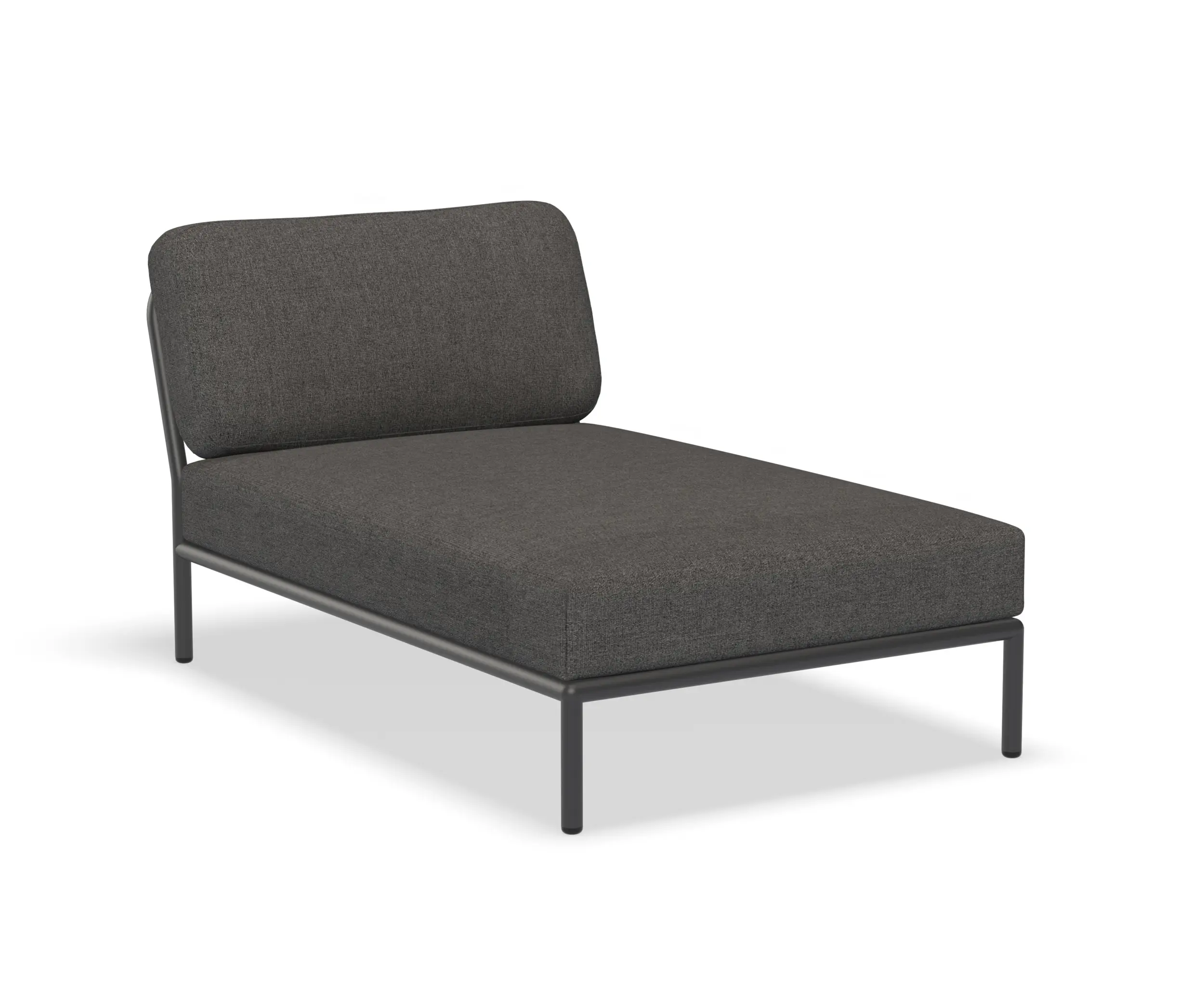 HOUE - LEVEL | Chaiselong Dark Grey Basic