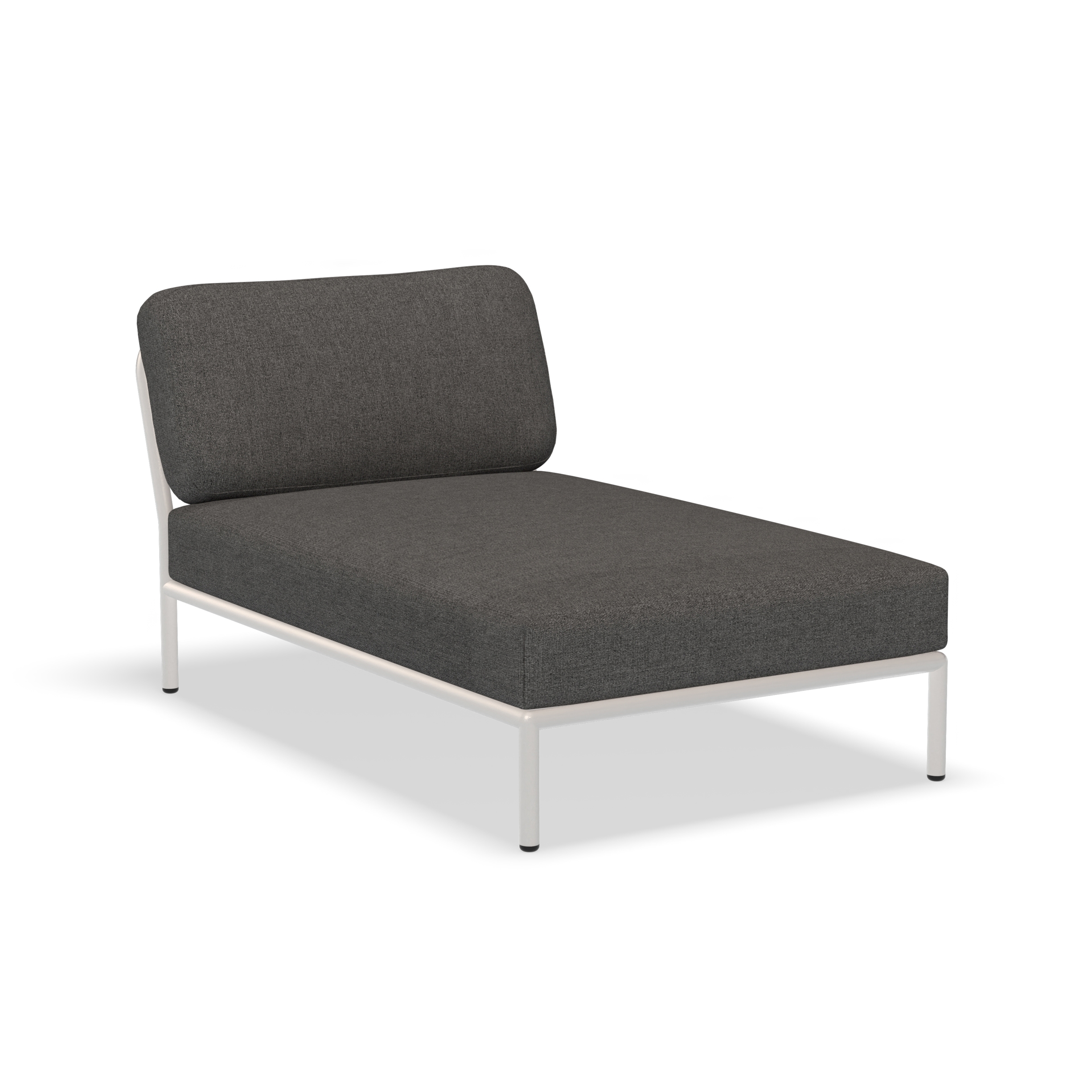 LEVEL | Chaiselong Dark Grey Basic