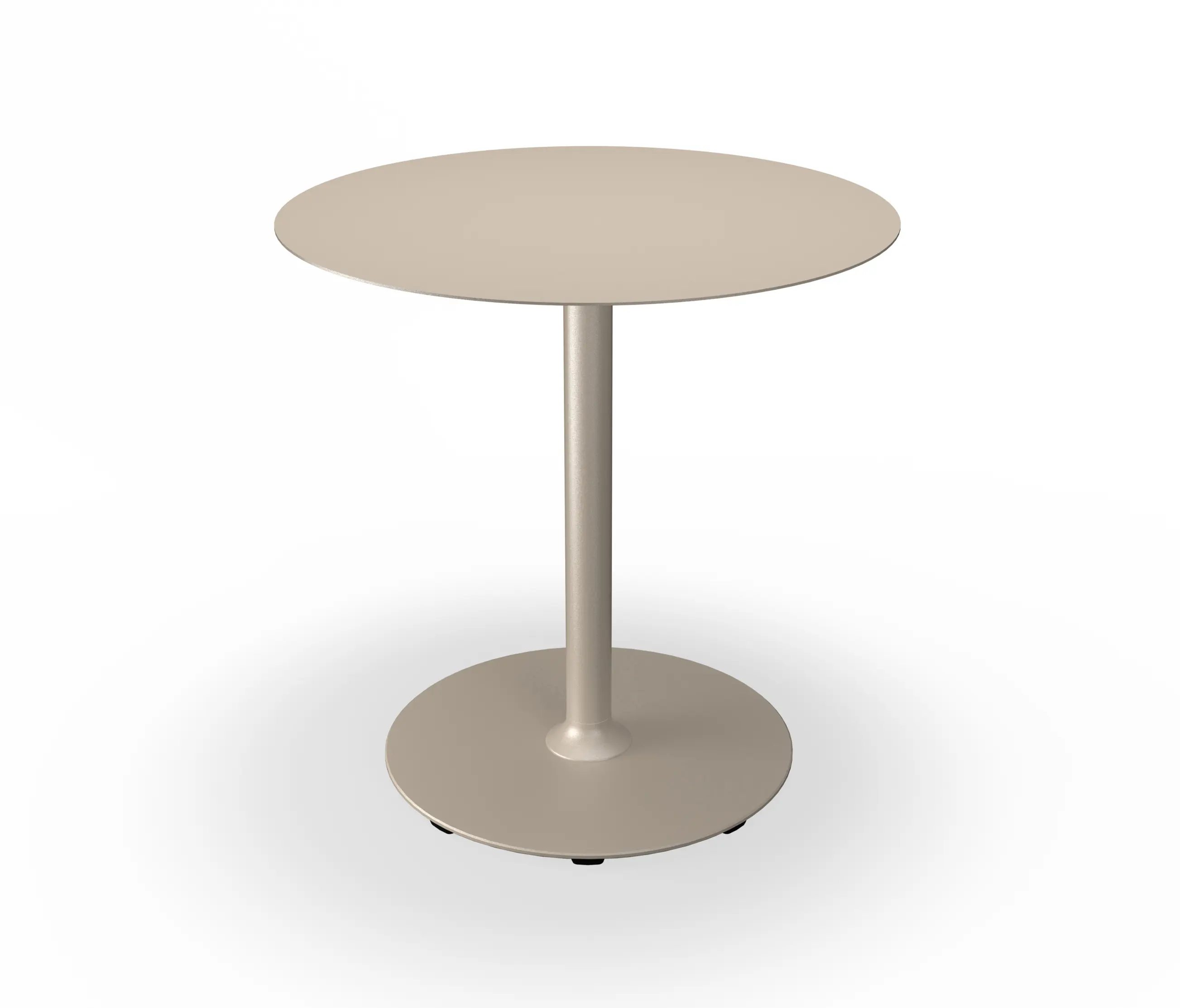 HOUE - PICO | Café Table with round base Ø74 cm Beige