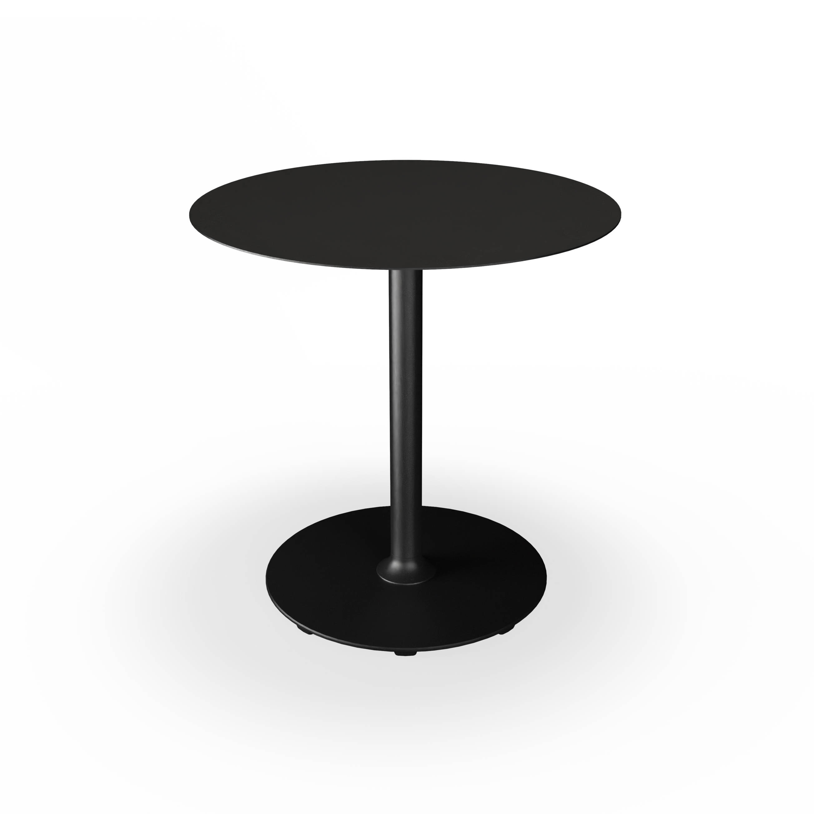 PICO | Café Table with round base Ø74 cm Black