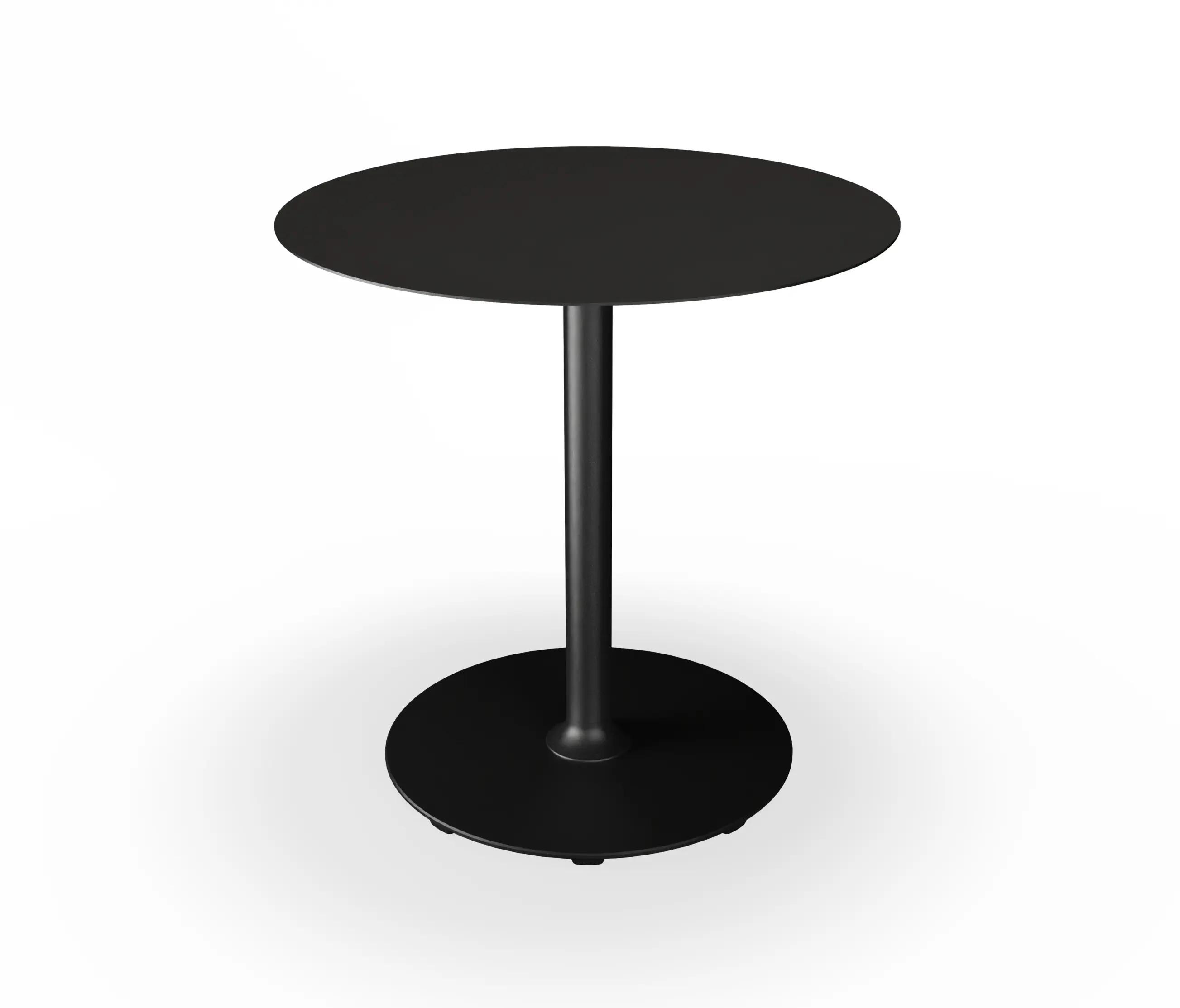 HOUE - PICO | Café Table with round base Ø74 cm Black