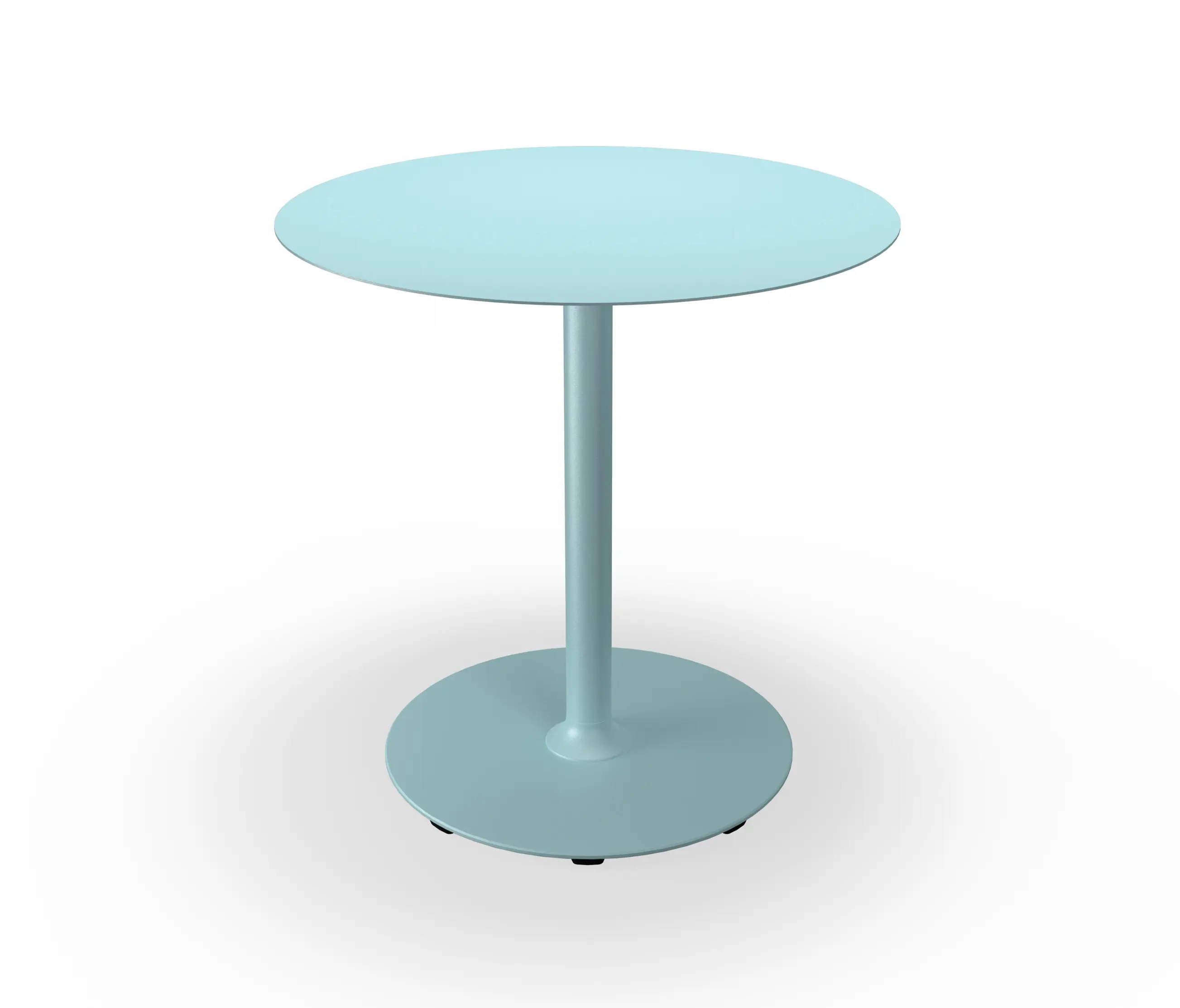 HOUE - PICO | Café Table with round base Ø74 cm Ice Blue