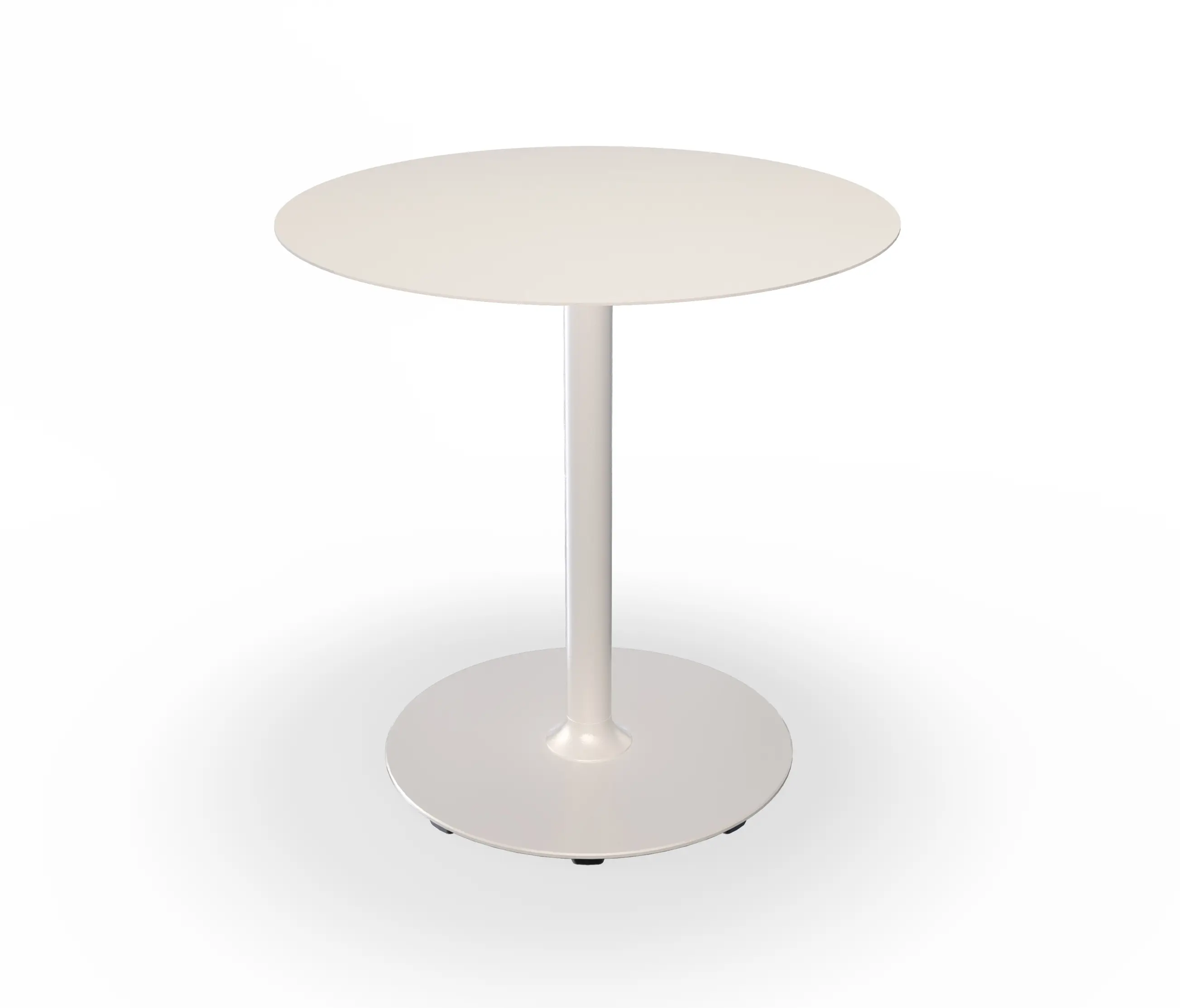 HOUE - PICO | Café Table with round base Ø74 cm Muted White