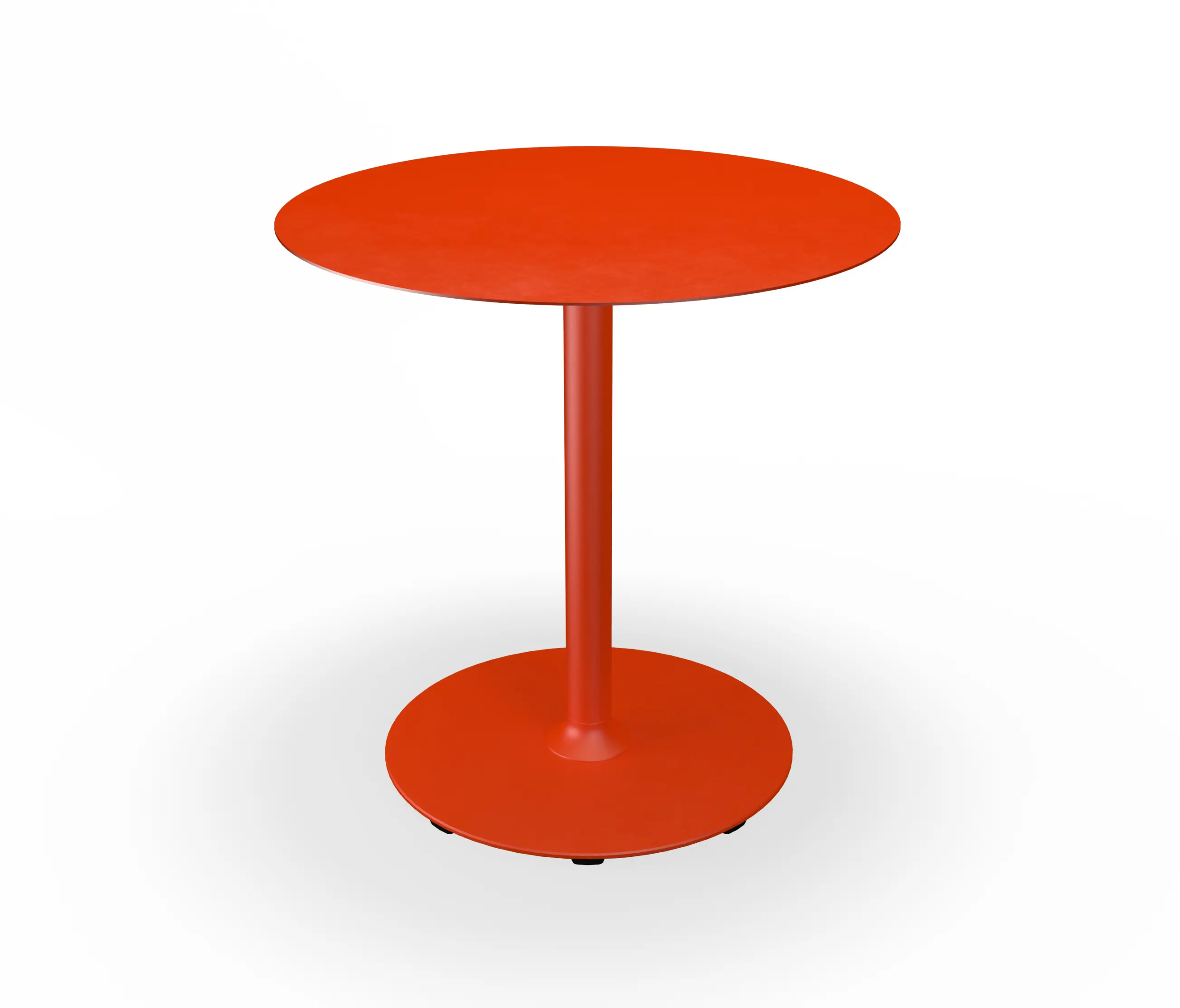 HOUE - PICO | Café Table with round base Ø74 cm Cayenne