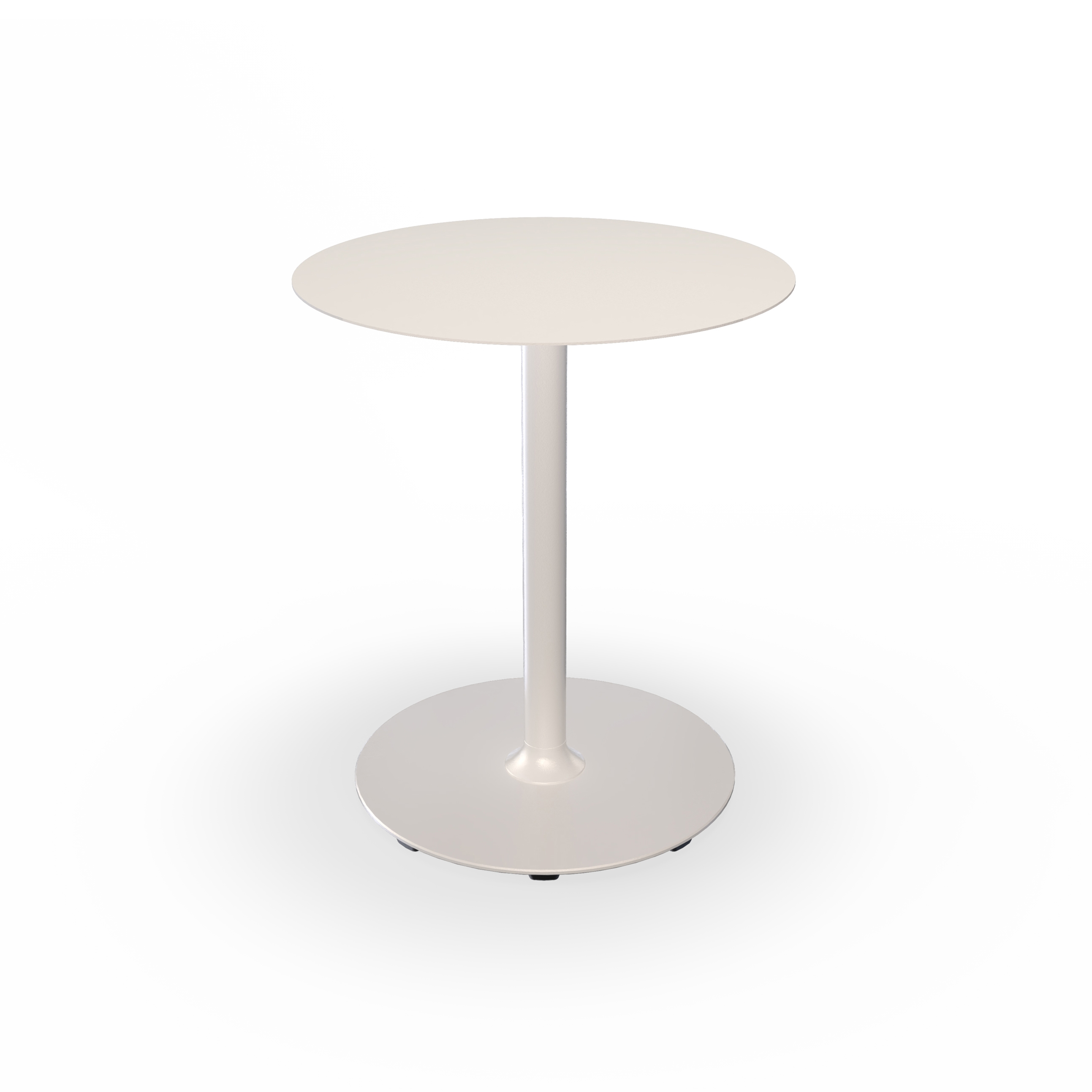 PICO | Café Table with round base Ø64 cm Muted White