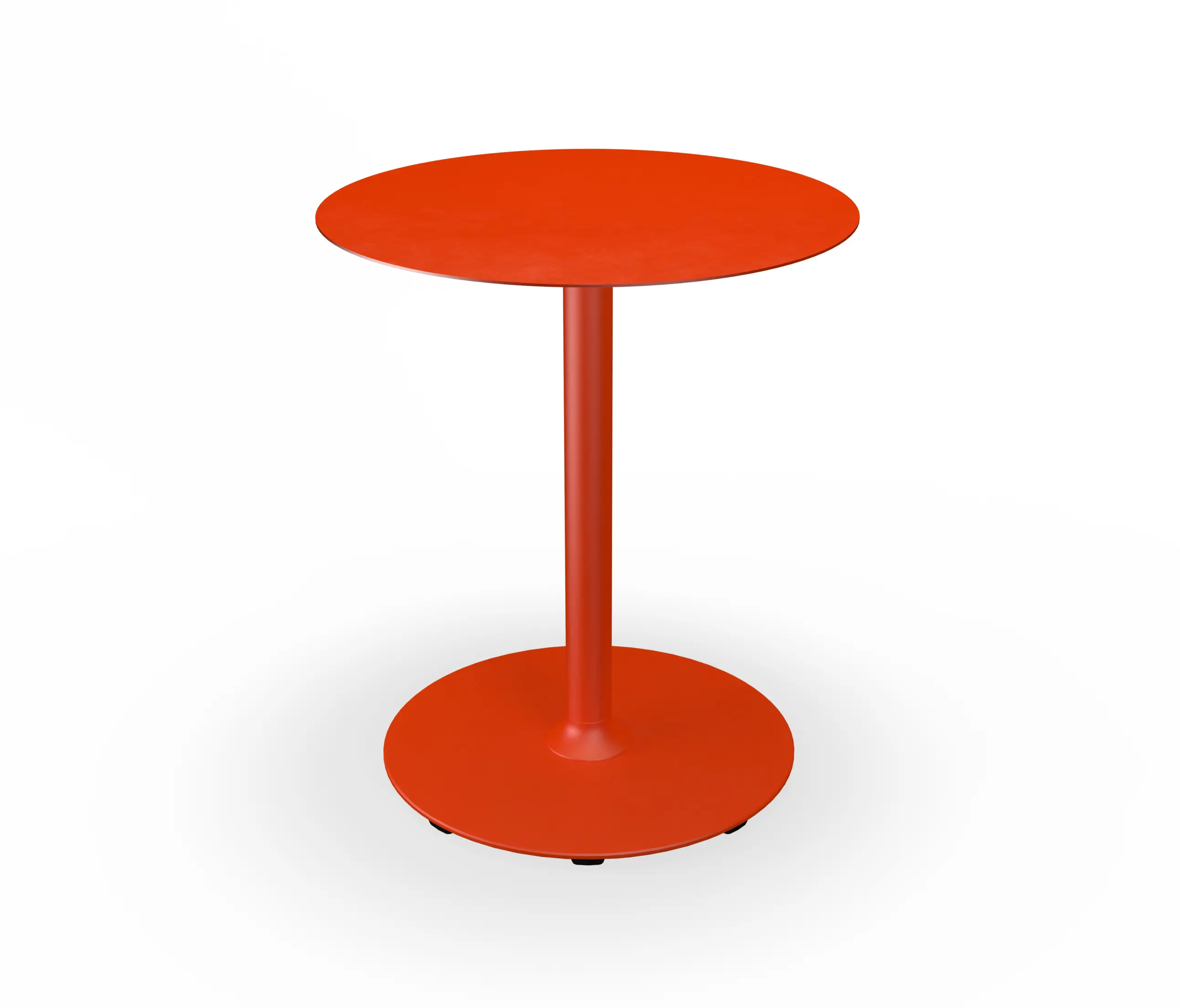 HOUE - PICO | Café Table with round base Ø64 cm Cayenne