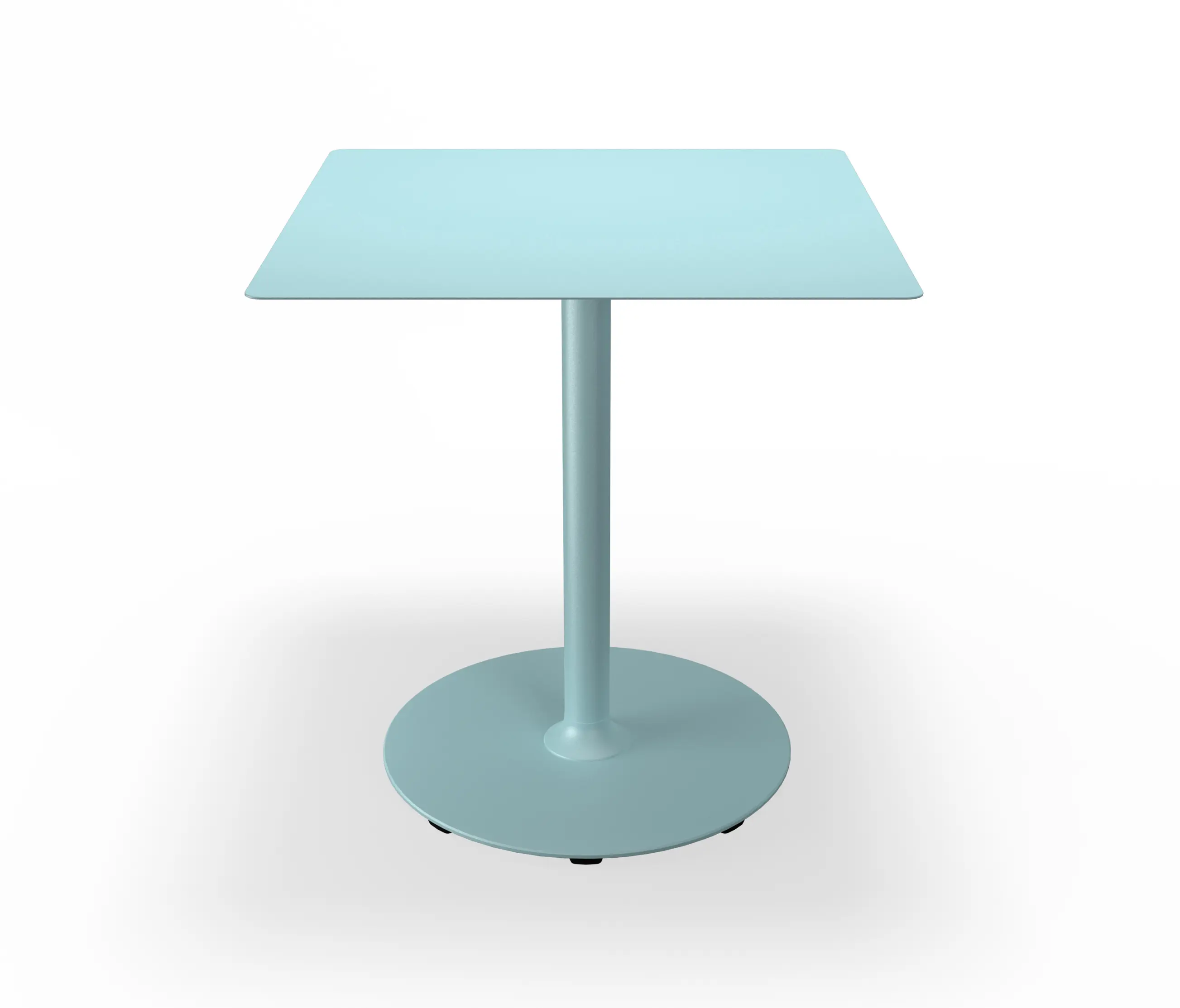 HOUE - PICO | Café Table with round base 70x70 cm Ice Blue