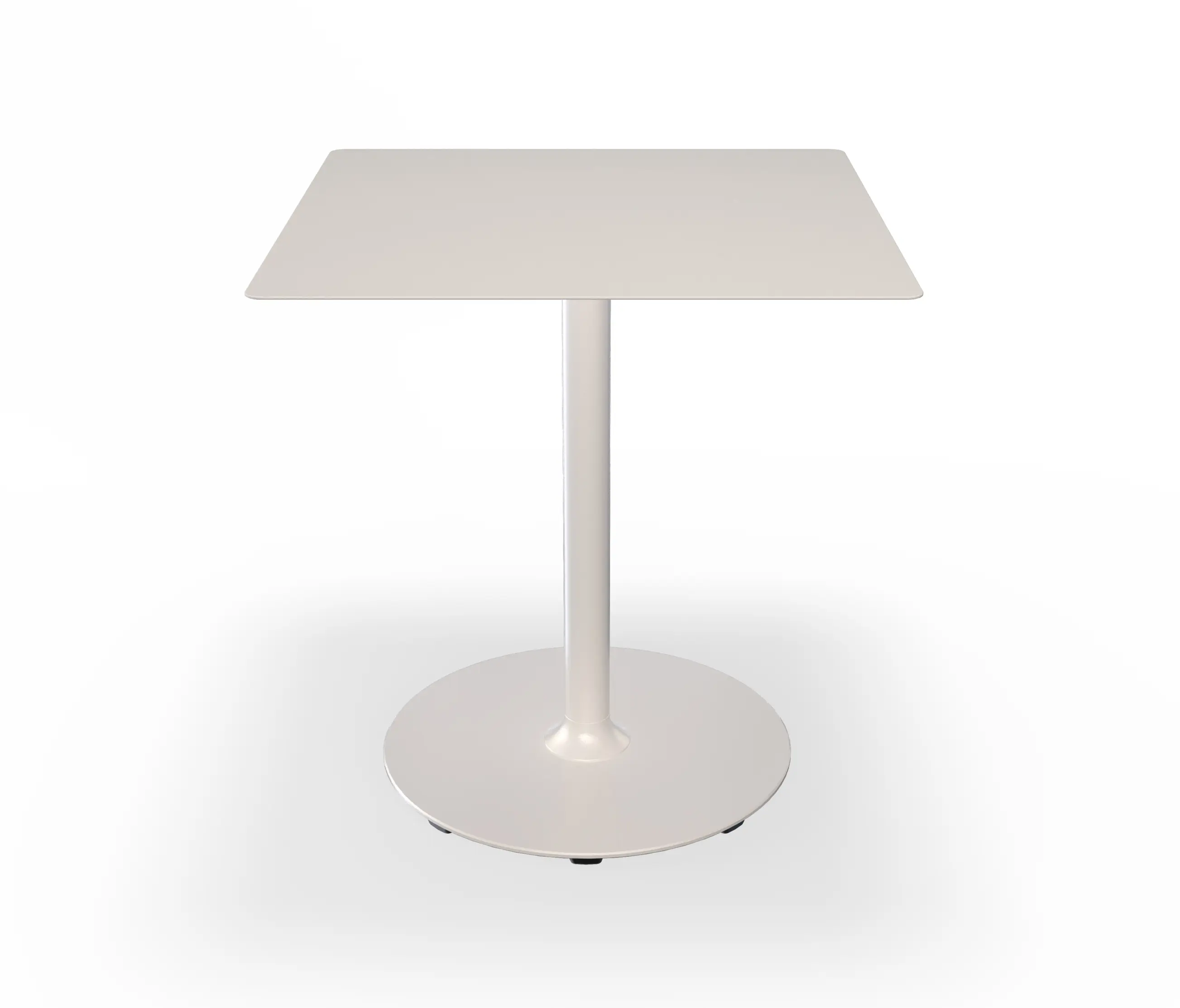 HOUE - PICO | Café Table with round base 70x70 cm Muted White