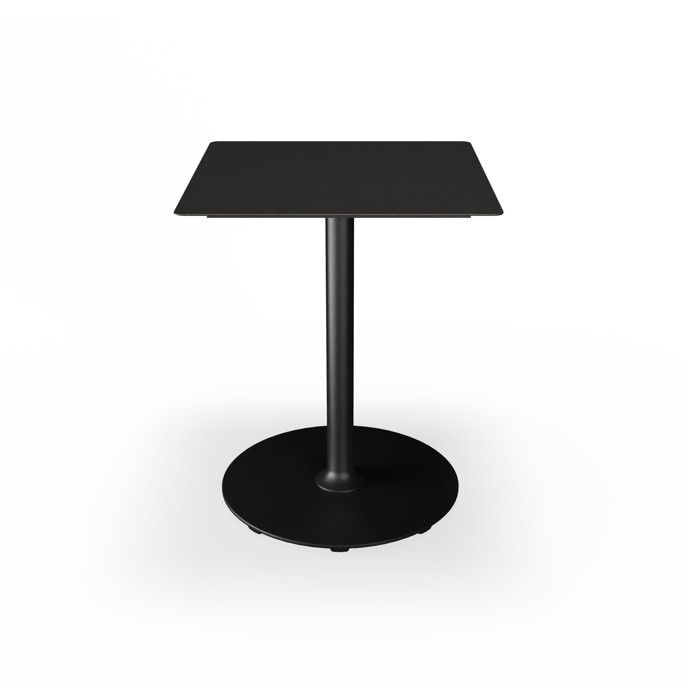 PICO | Café Table with round base 60x60 cm Black