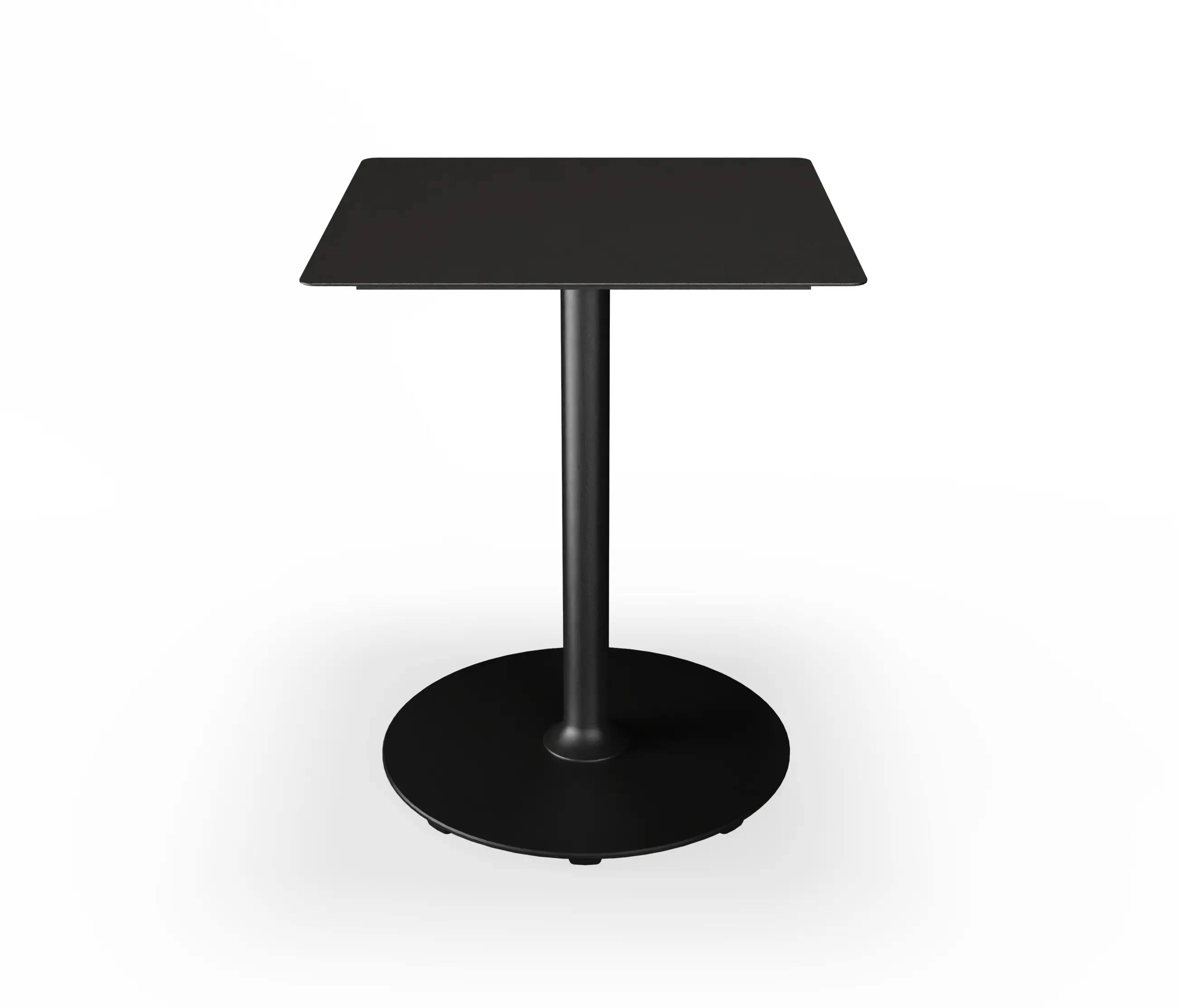 HOUE - PICO | Café Table with round base 60x60 cm Black