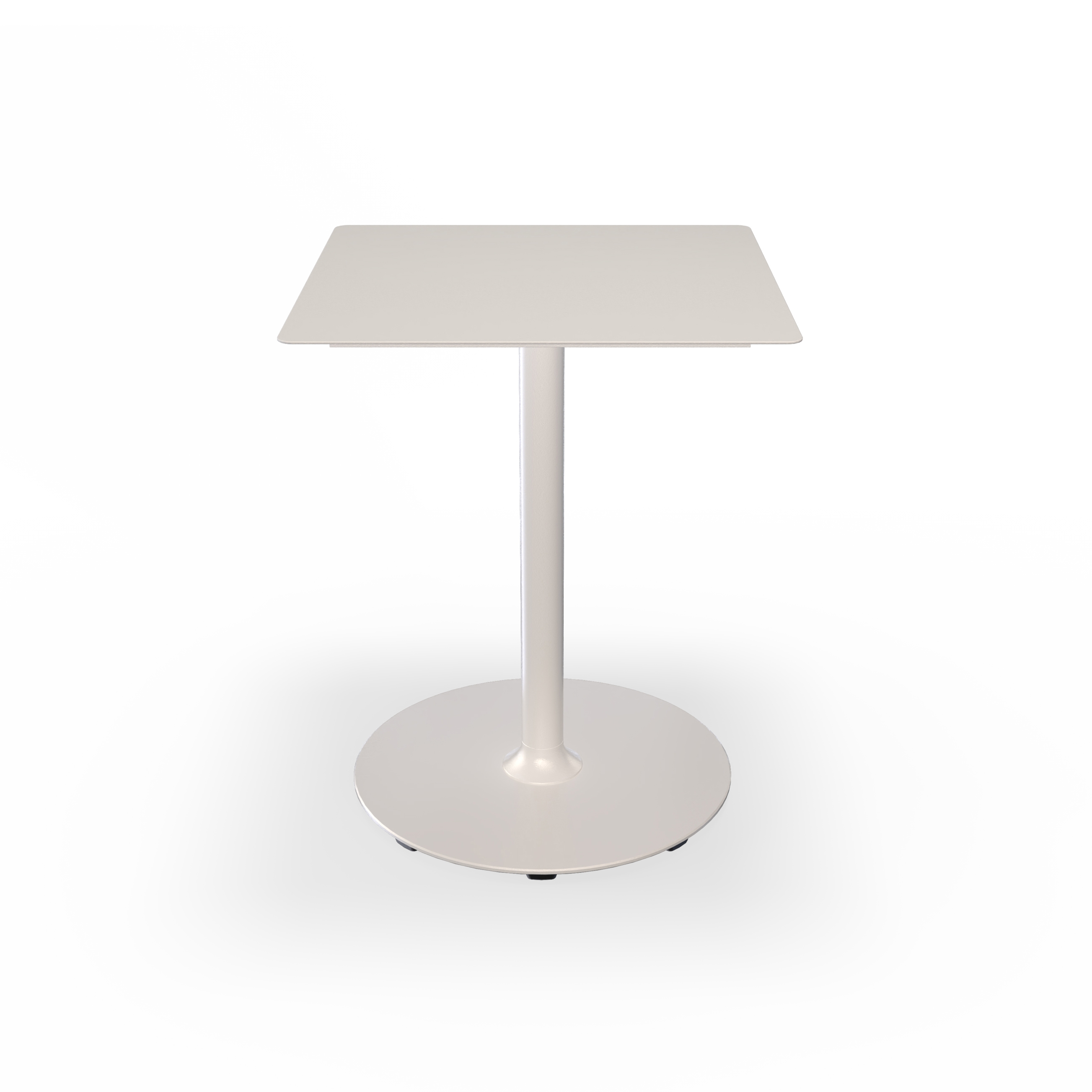 PICO | Café Table with round base 60x60 cm Muted White