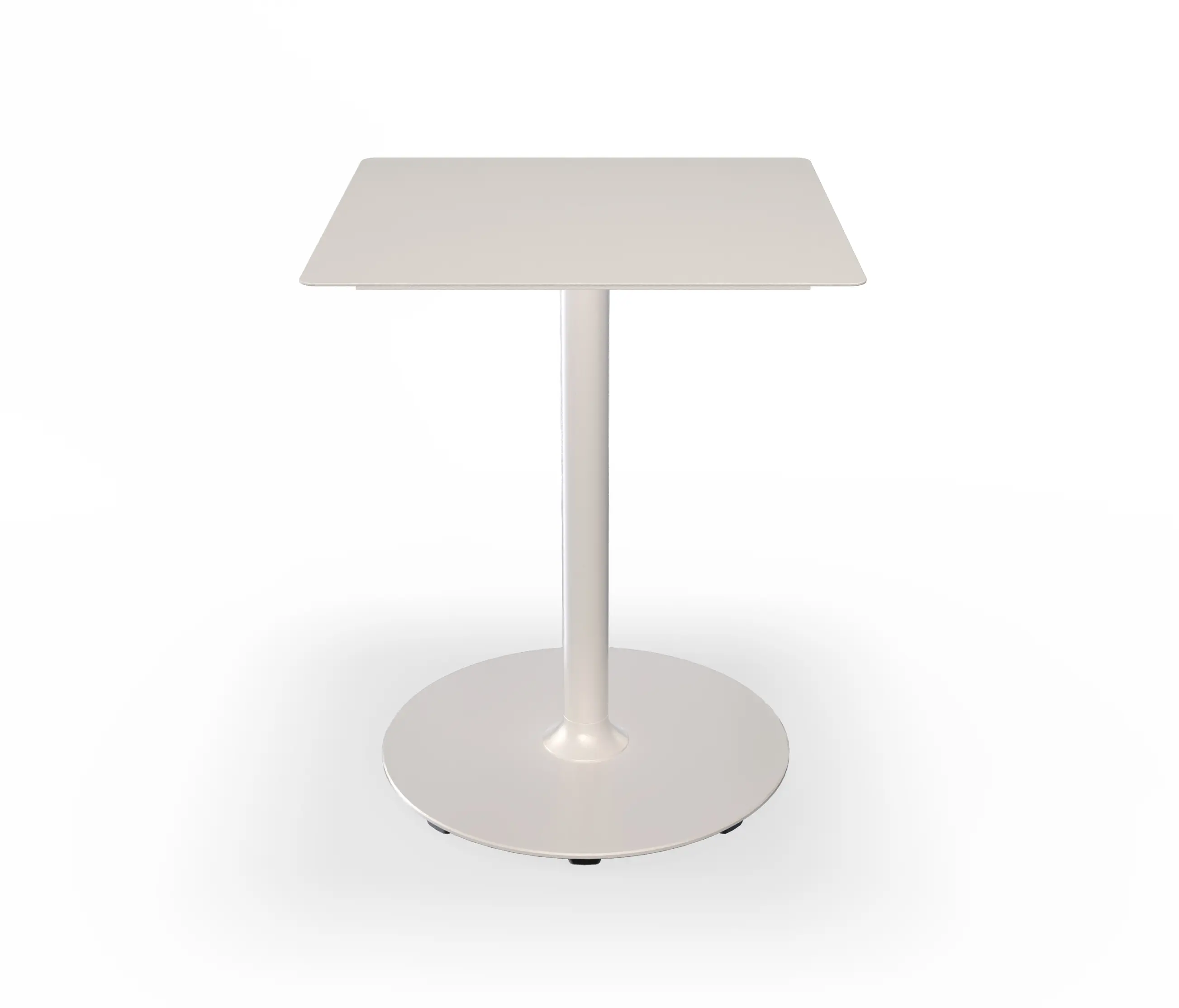 HOUE - PICO | Café Table with round base 60x60 cm Muted White