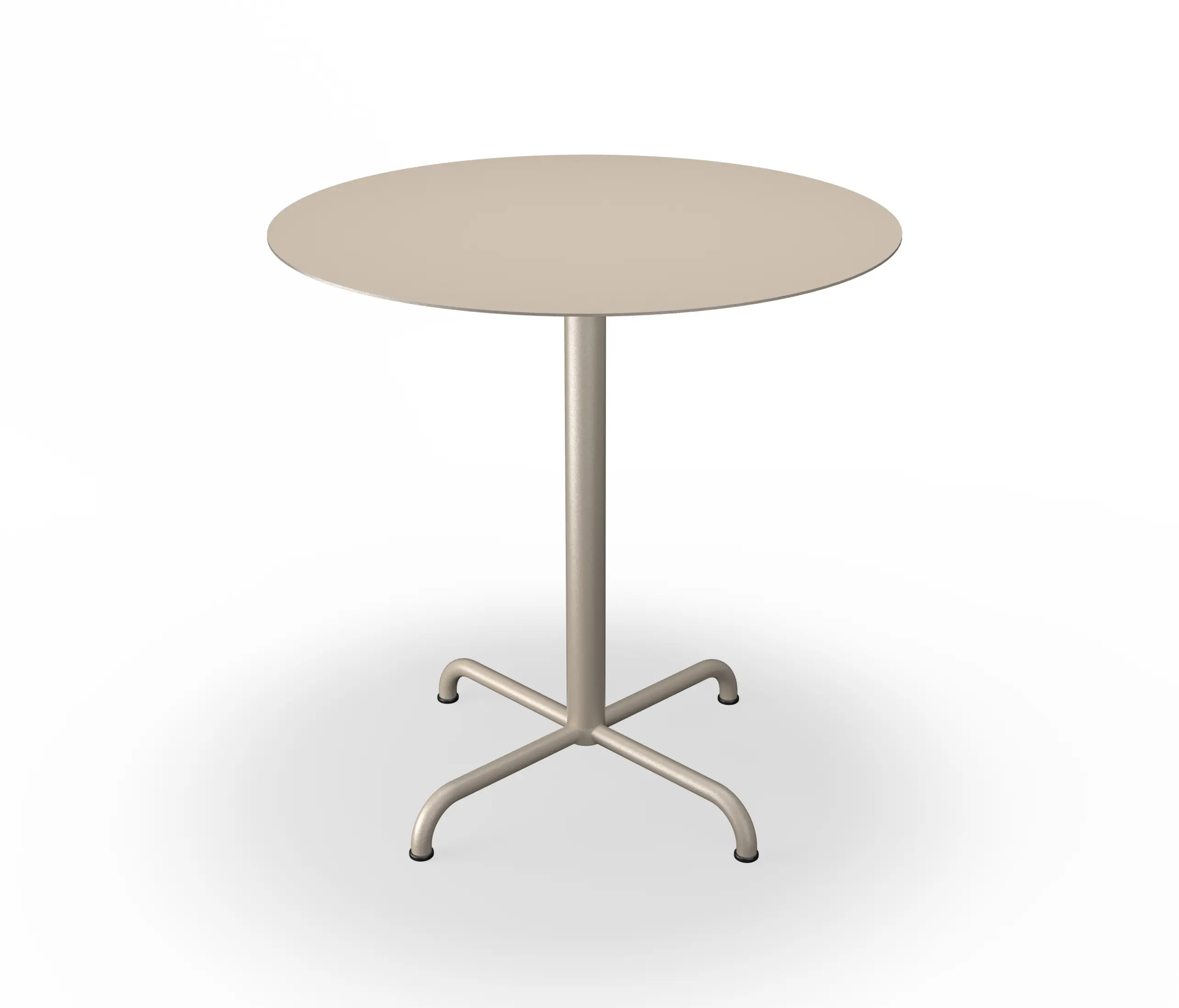 HOUE - PICO | Café Table with 4 star base Ø74 cm Beige