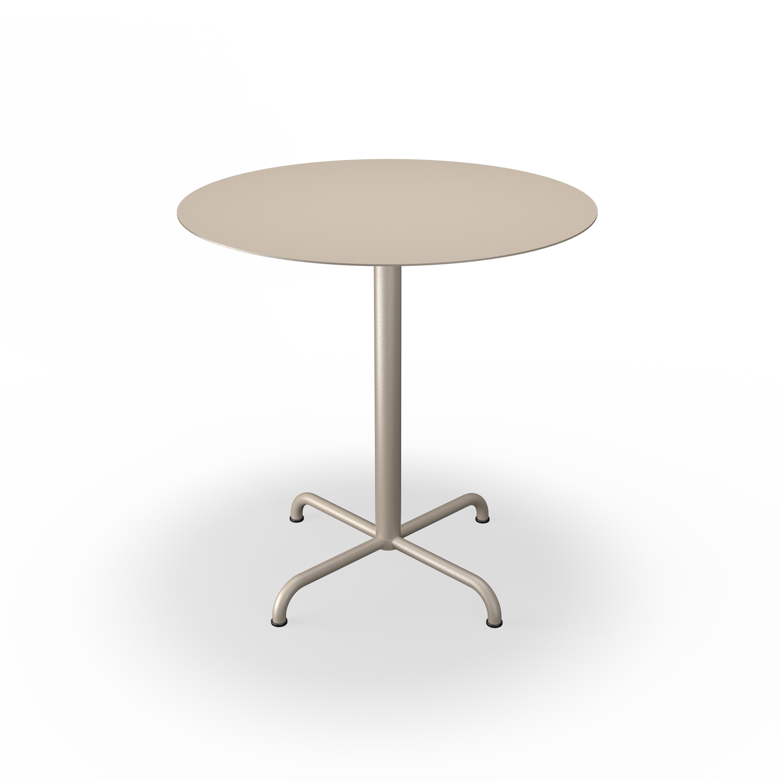 PICO | Café Table with 4 star base Ø74 cm Beige