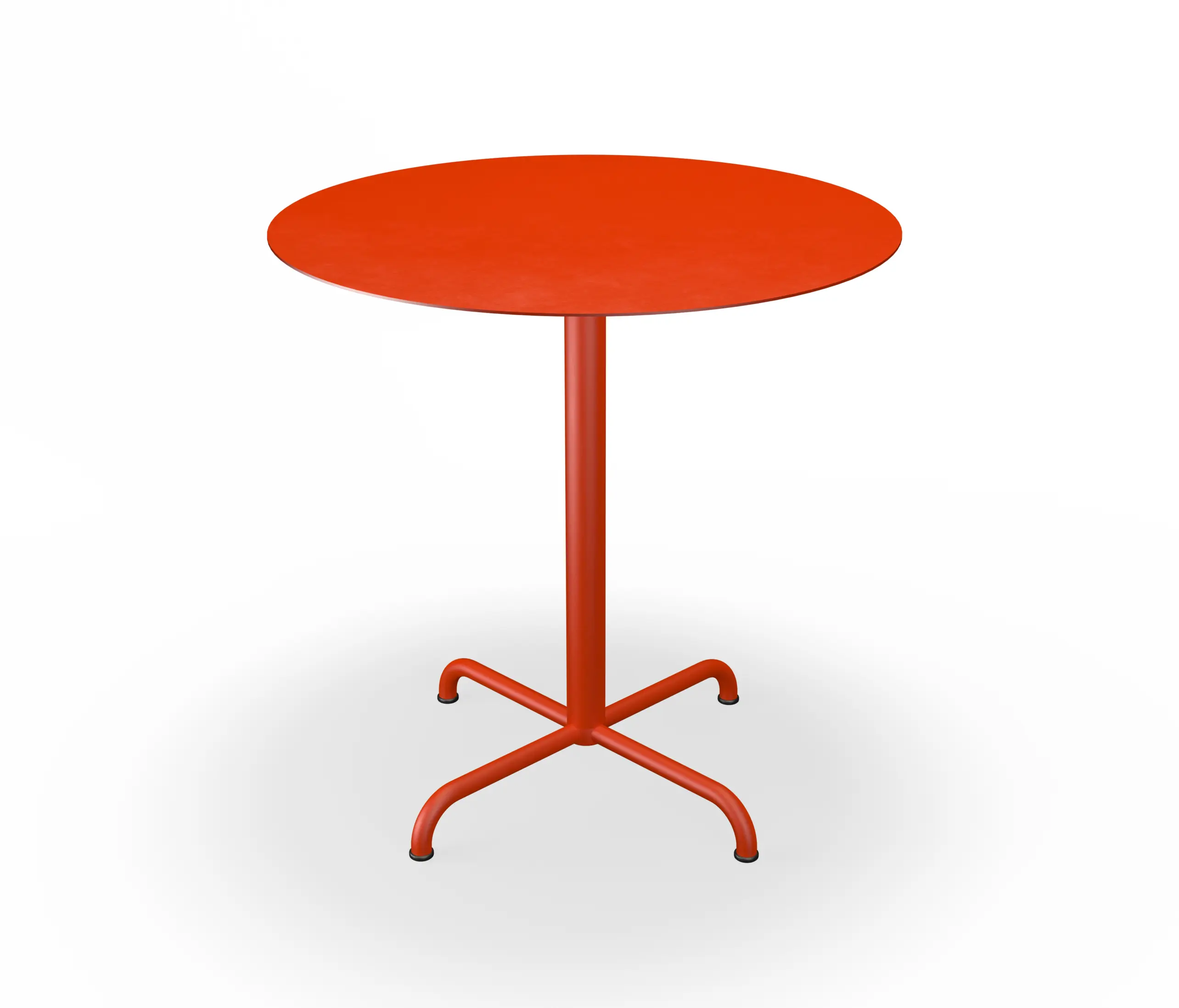 HOUE - PICO | Café Table with 4 star base Ø74 cm Cayenne
