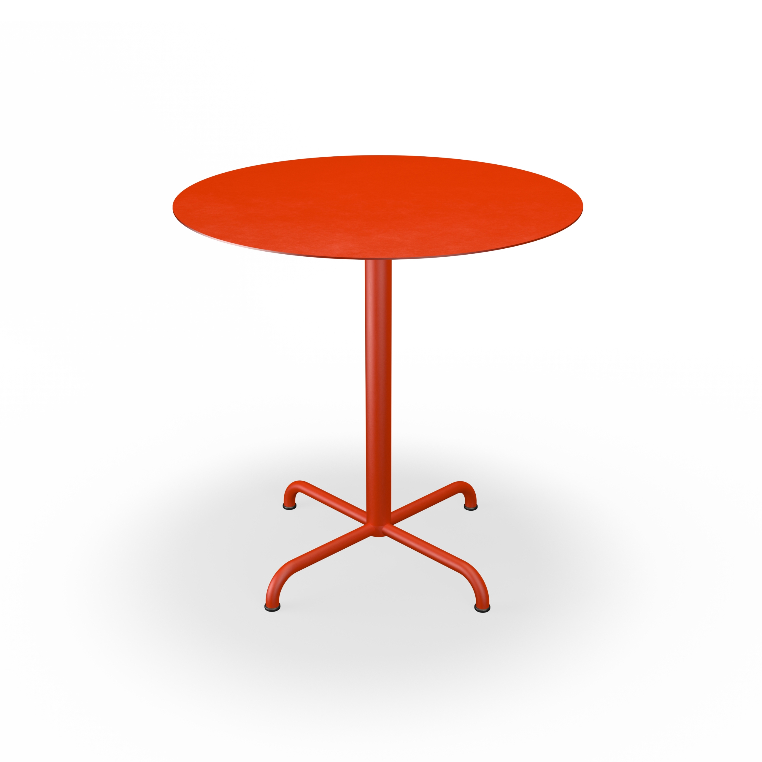 Mostra il prodotto PICO | Café Table with 4 star base Ø74 cm Cayenne del produttore HOUE