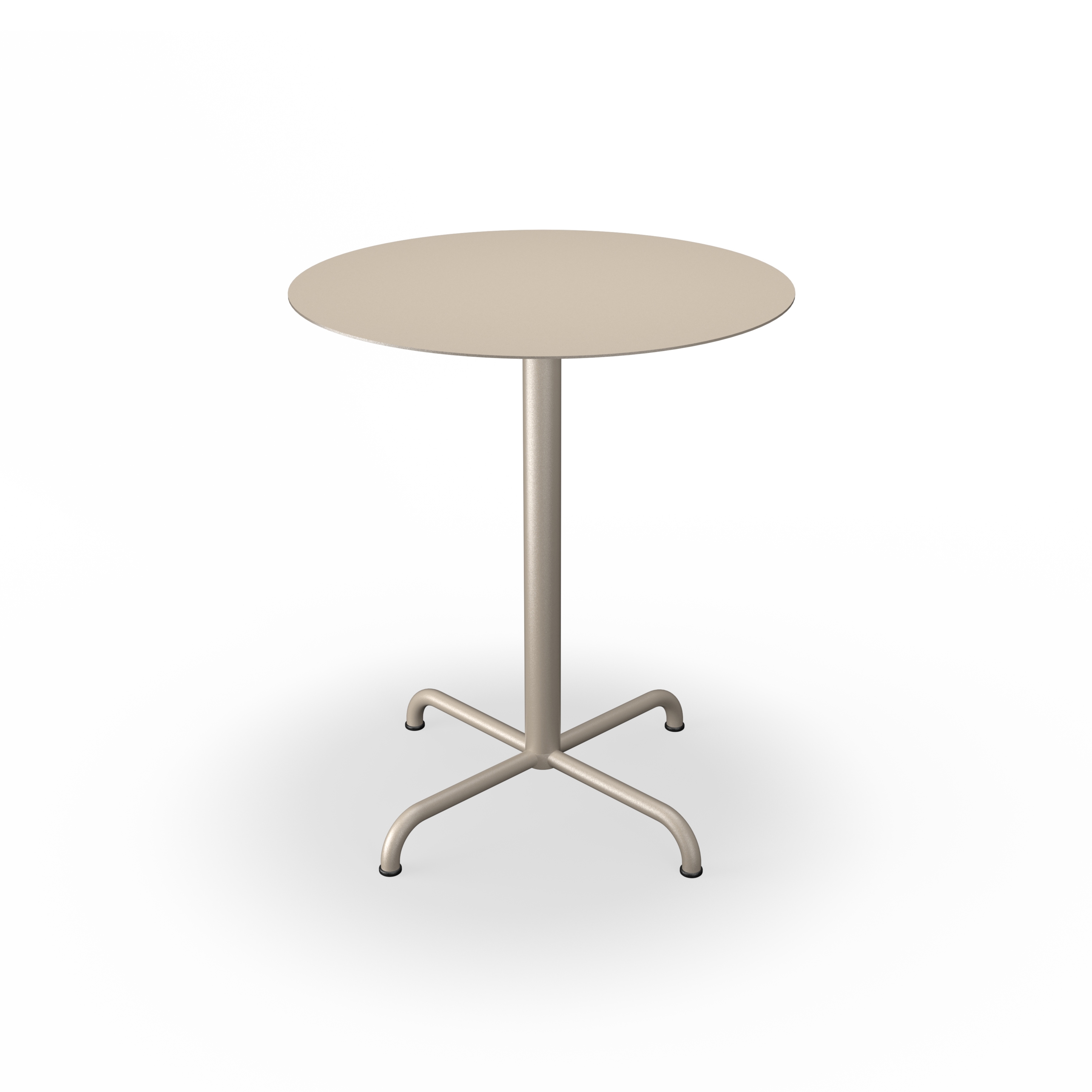 PICO | Café Table with 4 star base Ø64 cm Beige