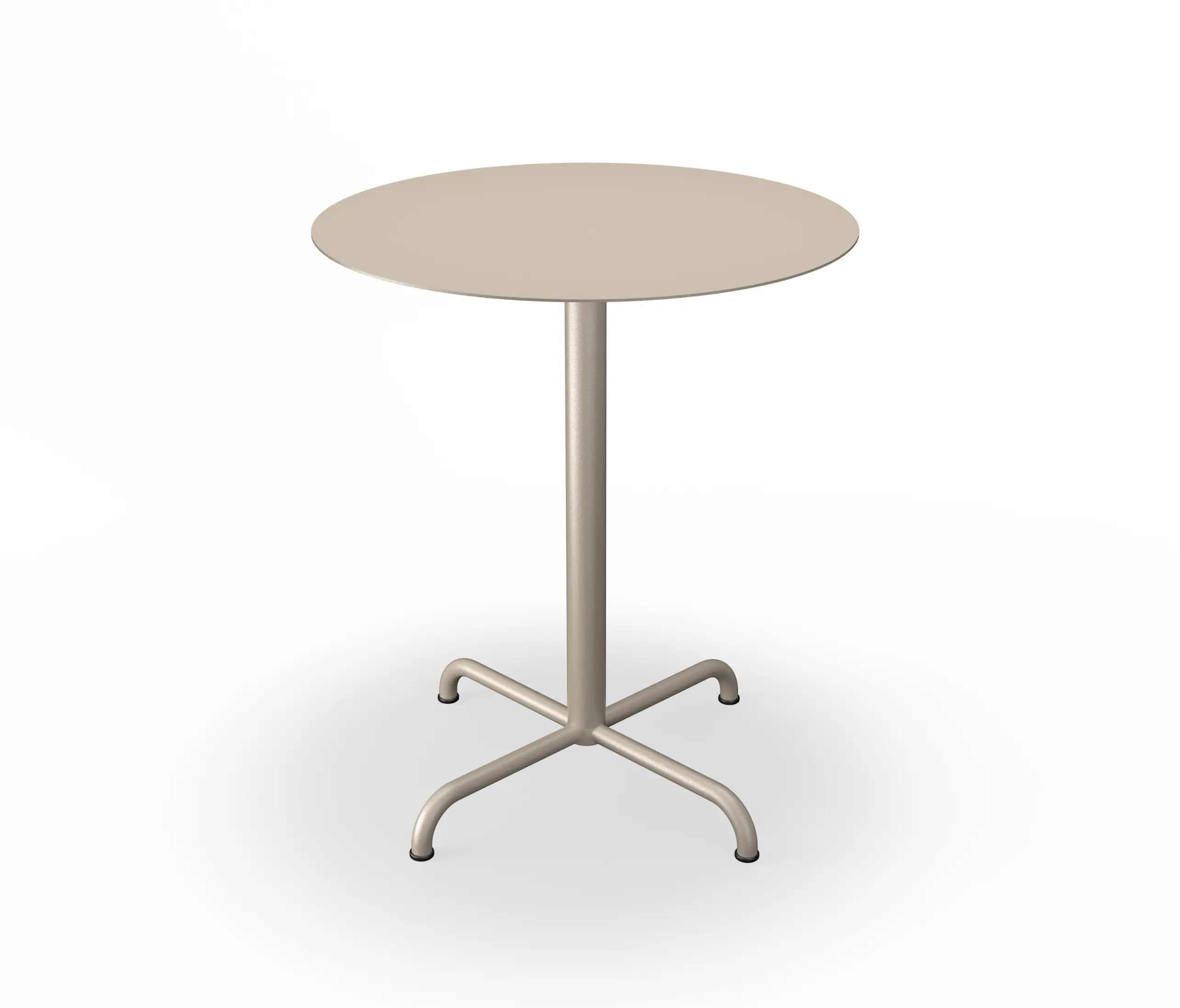 HOUE - PICO | Café Table with 4 star base Ø64 cm Beige